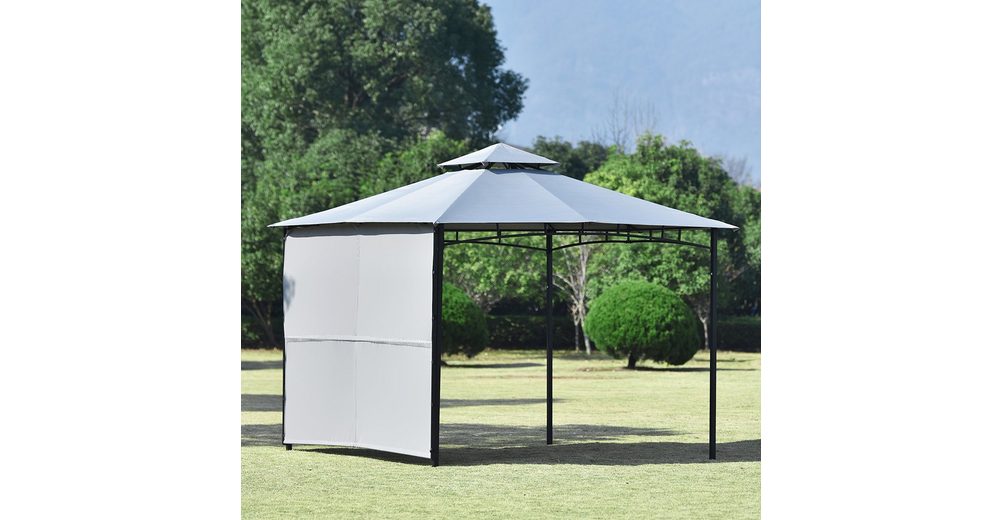 PHOEBE CAT Pavillon, mit 1 Seitenteilen, Gartenpavillon mit ausziehbare