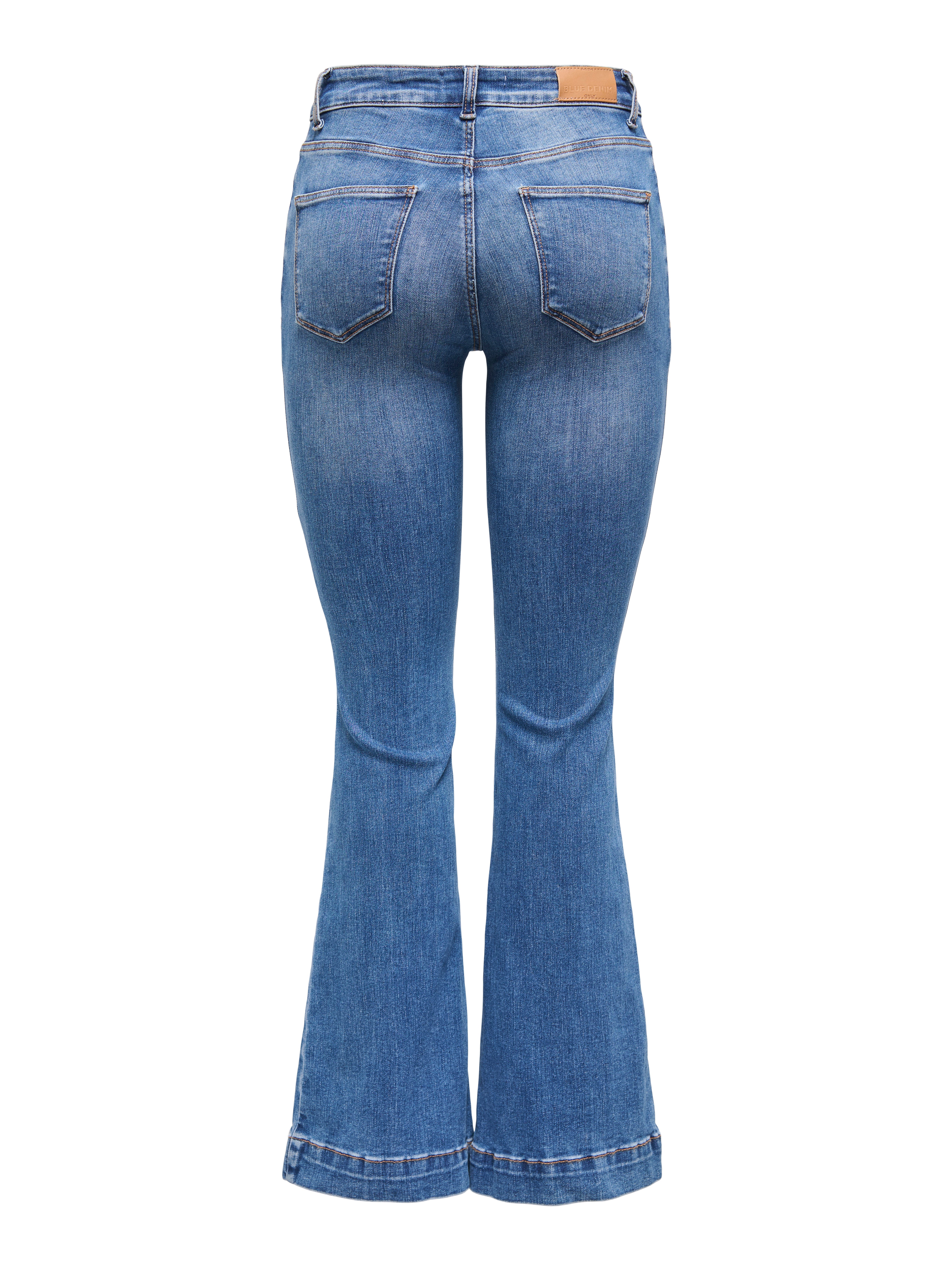 ONLY Bootcut-Jeans ONLBLUSH MID RETROFLARED DNM günstig online kaufen