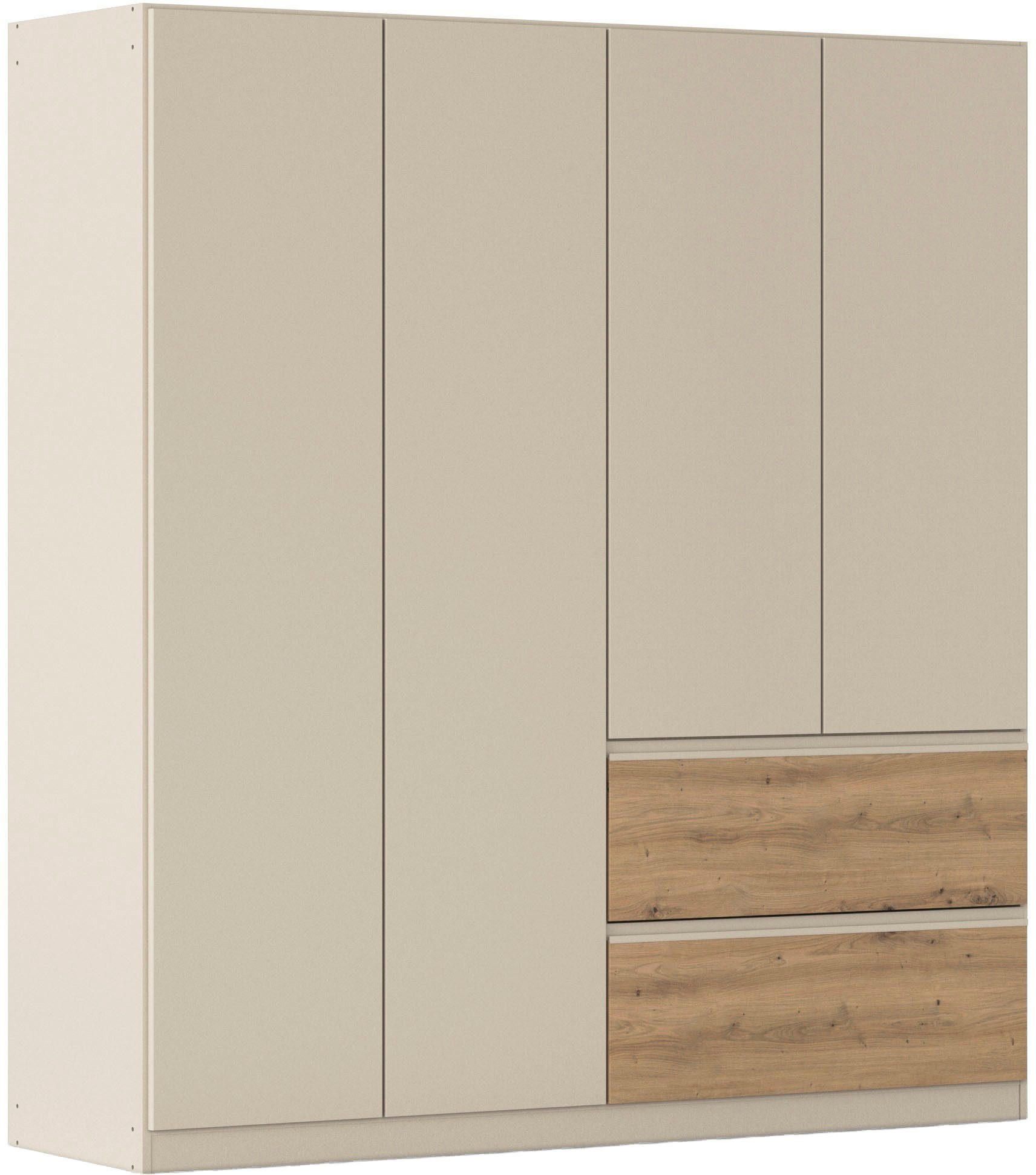 rauch Drehtürenschrank Kleiderschrank Schrank Garderobe COSTA in den Breiten 91/136/181 cm (in 3 Ausstattungen BASIC/CLASSIC/PREMIUM) viel Platz, grifflose Front und Push-to-Open Funktion MADE IN GERMANY