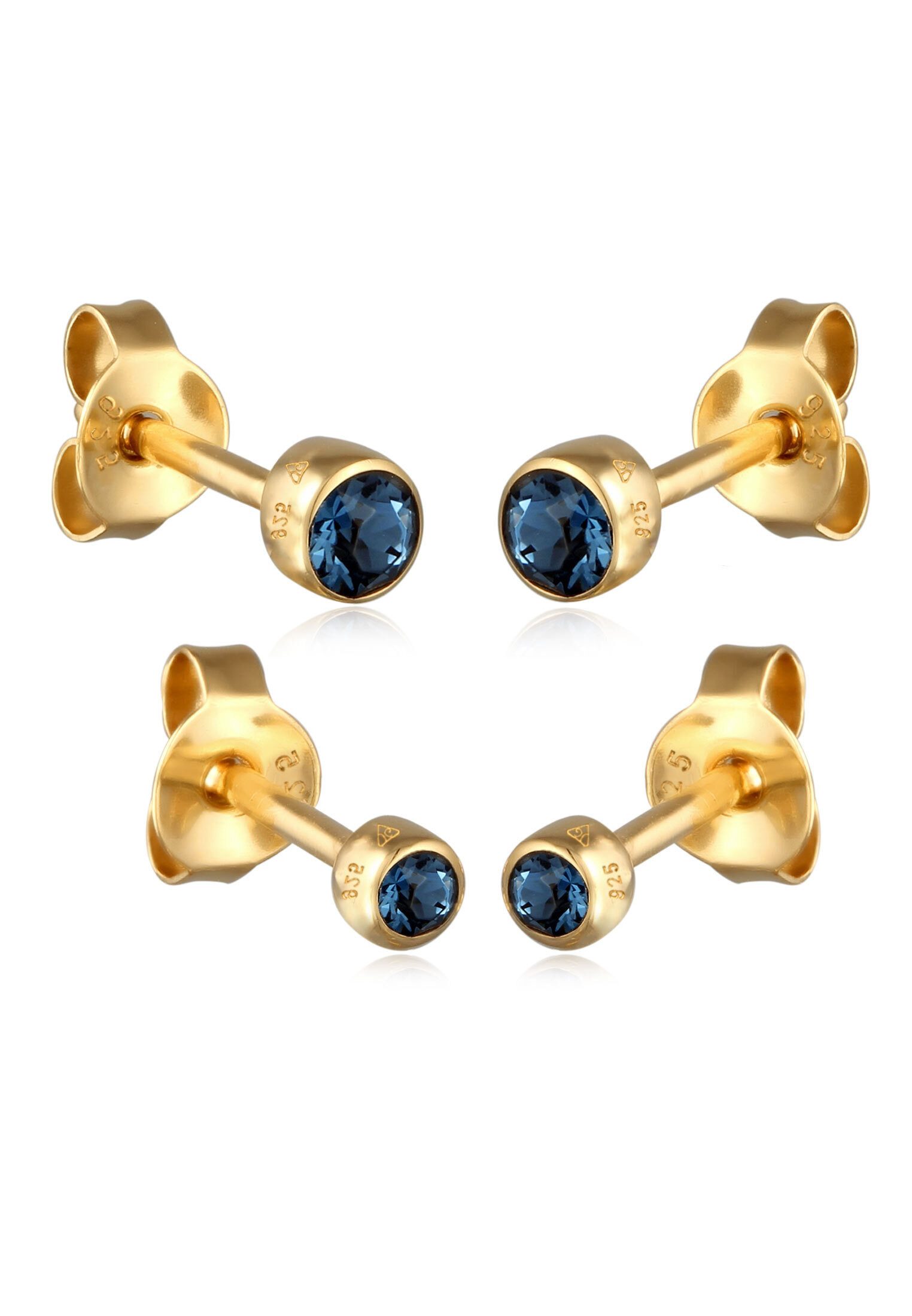Elli Ohrring-Set Ohrstecker Set Glas Kristallen günstig online kaufen