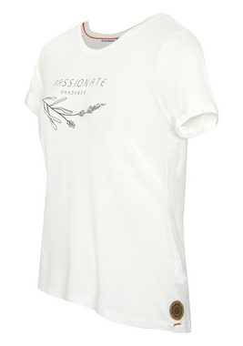 GARDENA T-Shirt mit Schriftzug- und Floral-Print