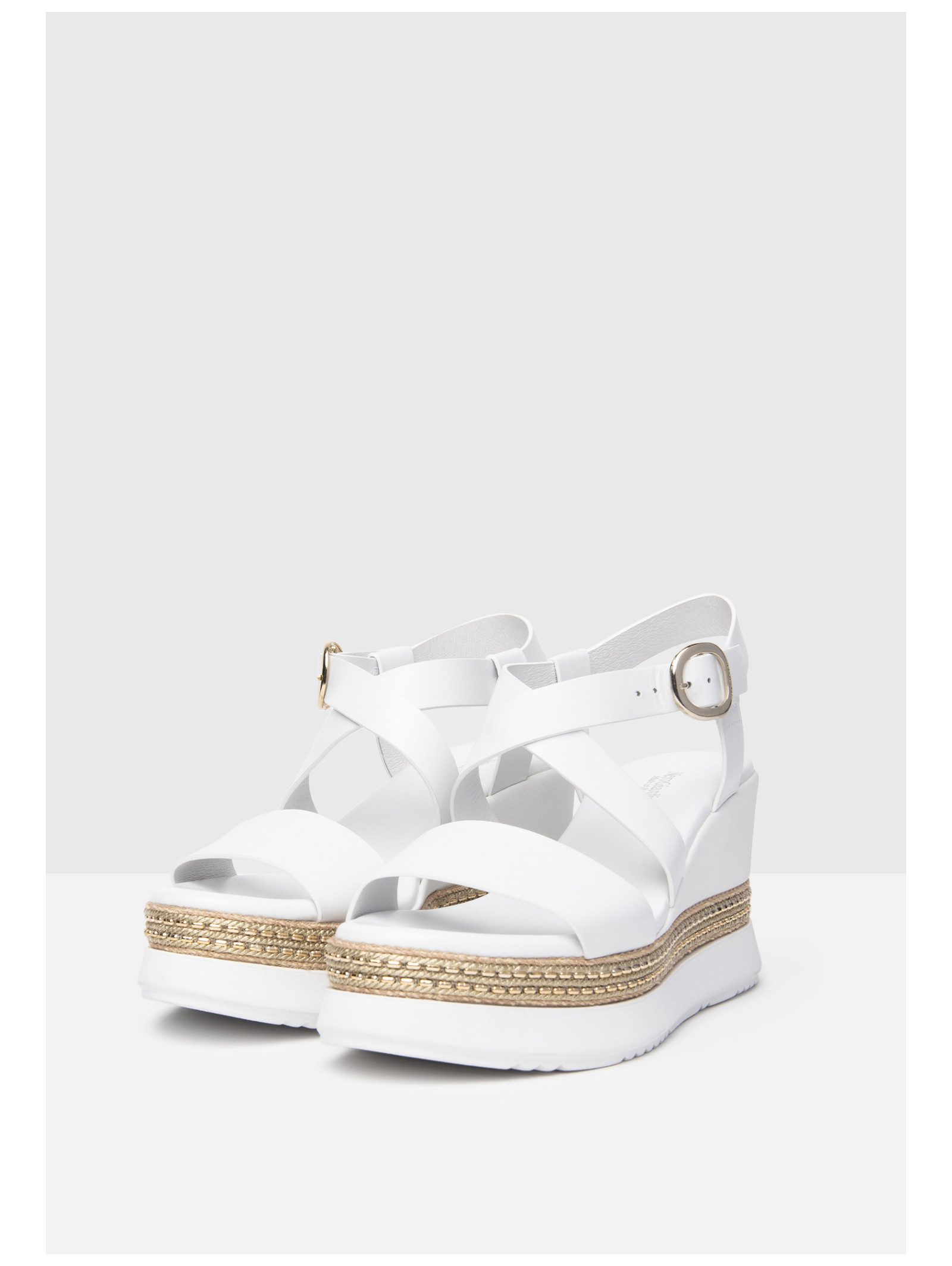 Nero Giardini Nero Giardini Sandalen Leder Keilsandalette