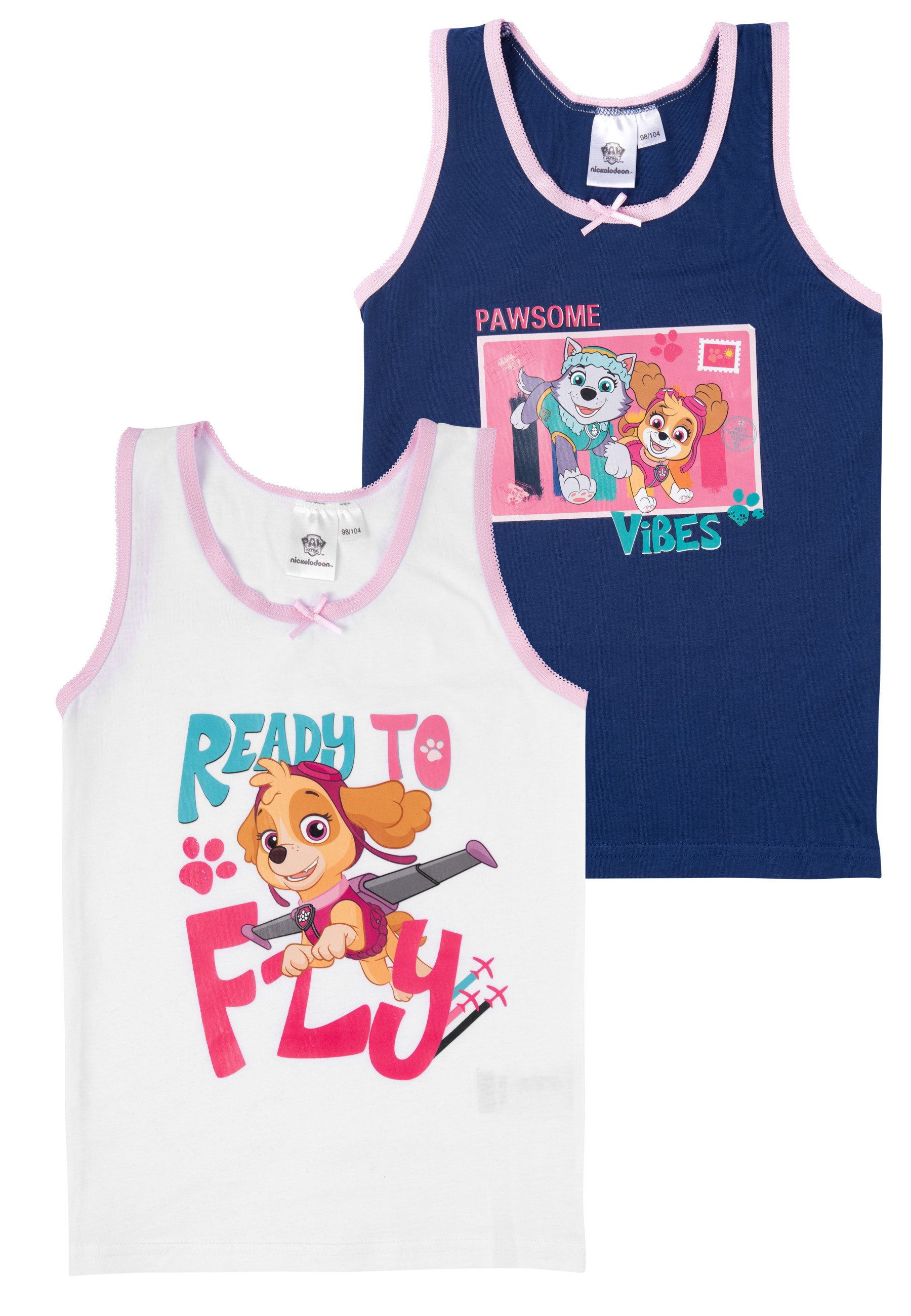 Unterhemd Paw Patrol Unterhemd Tank Top Hemdchen Unterwäsche 2er Pack
