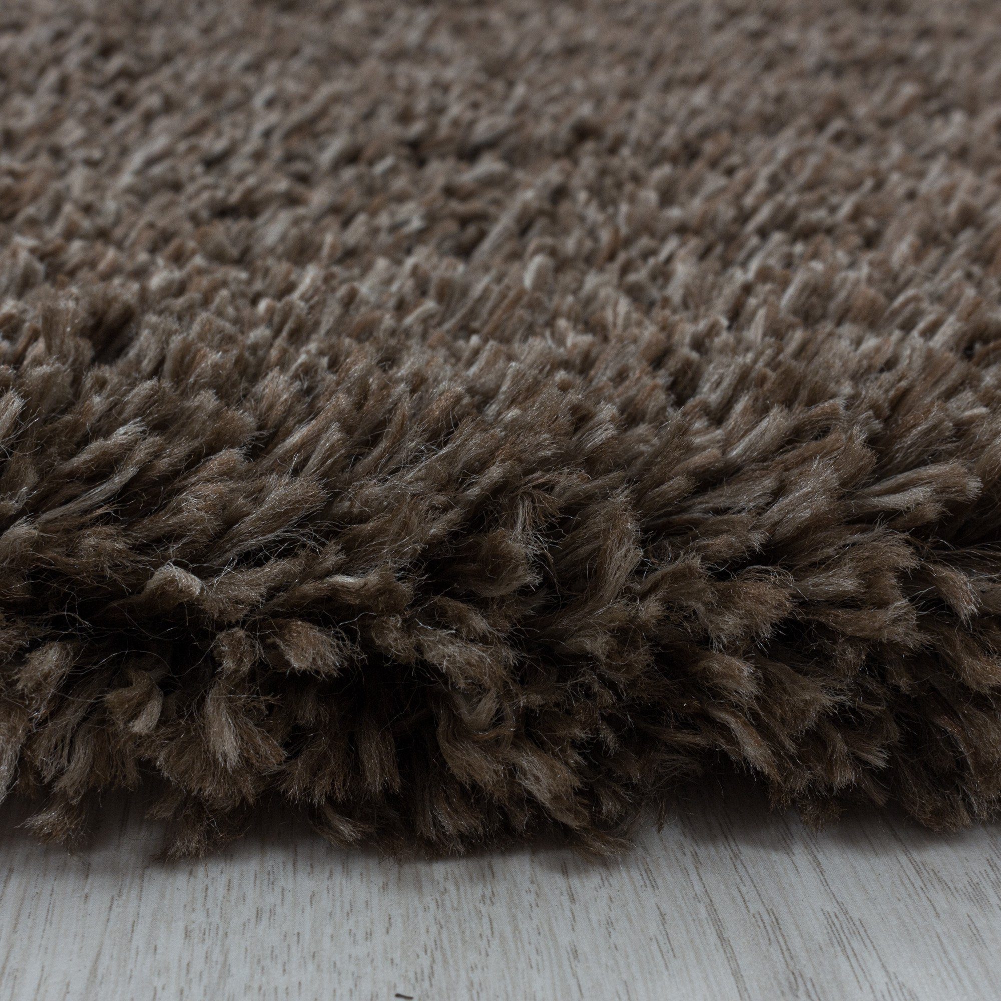 Einfarbig, 30 Teppich Braun Teppich Läufer, Teppium, Höhe: Unicolor mm, Wohnzimmer -