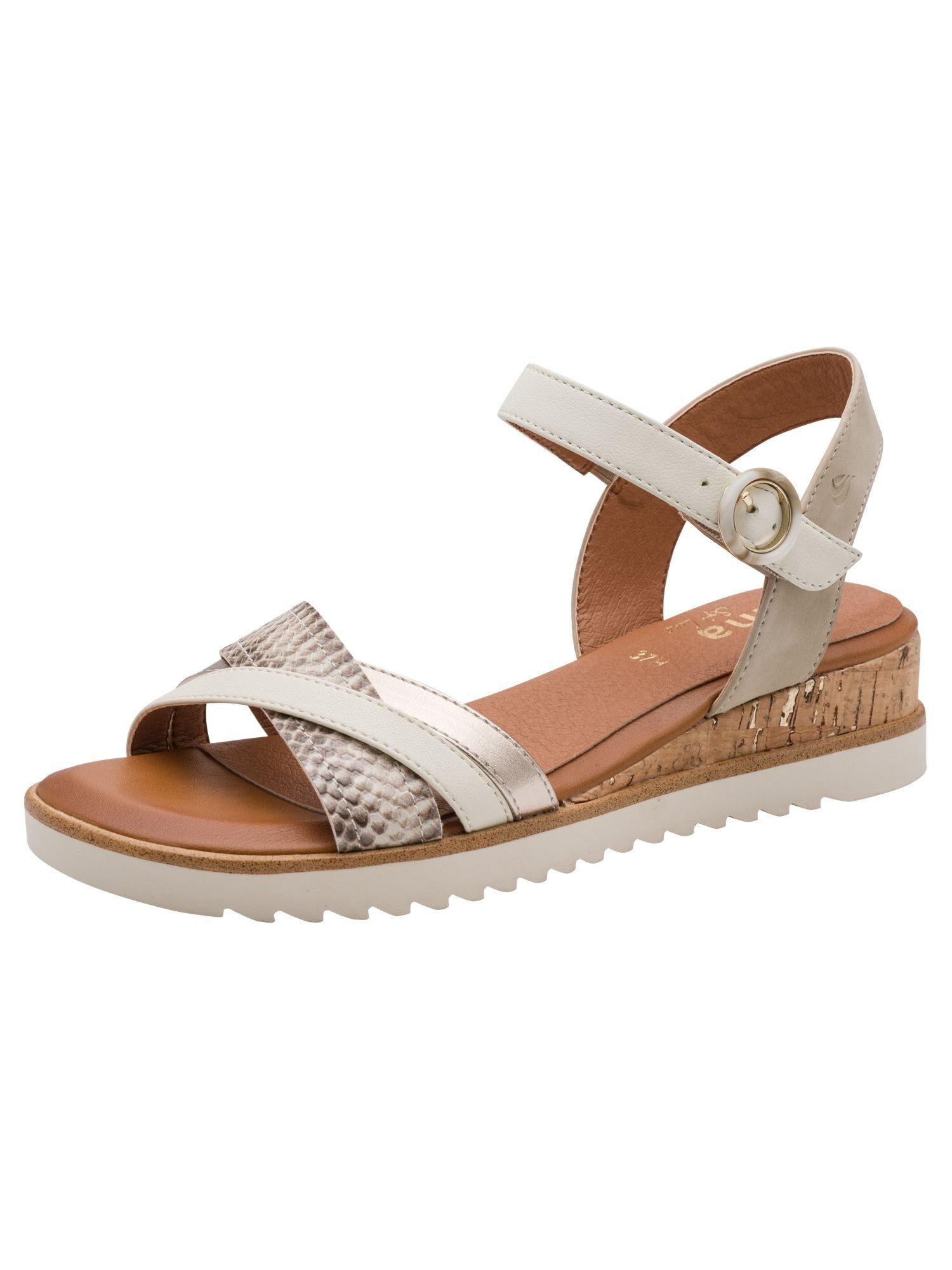 Jana Vegan Vegan kein Absatz 8-28762-46 Plateausandaletten Vegan