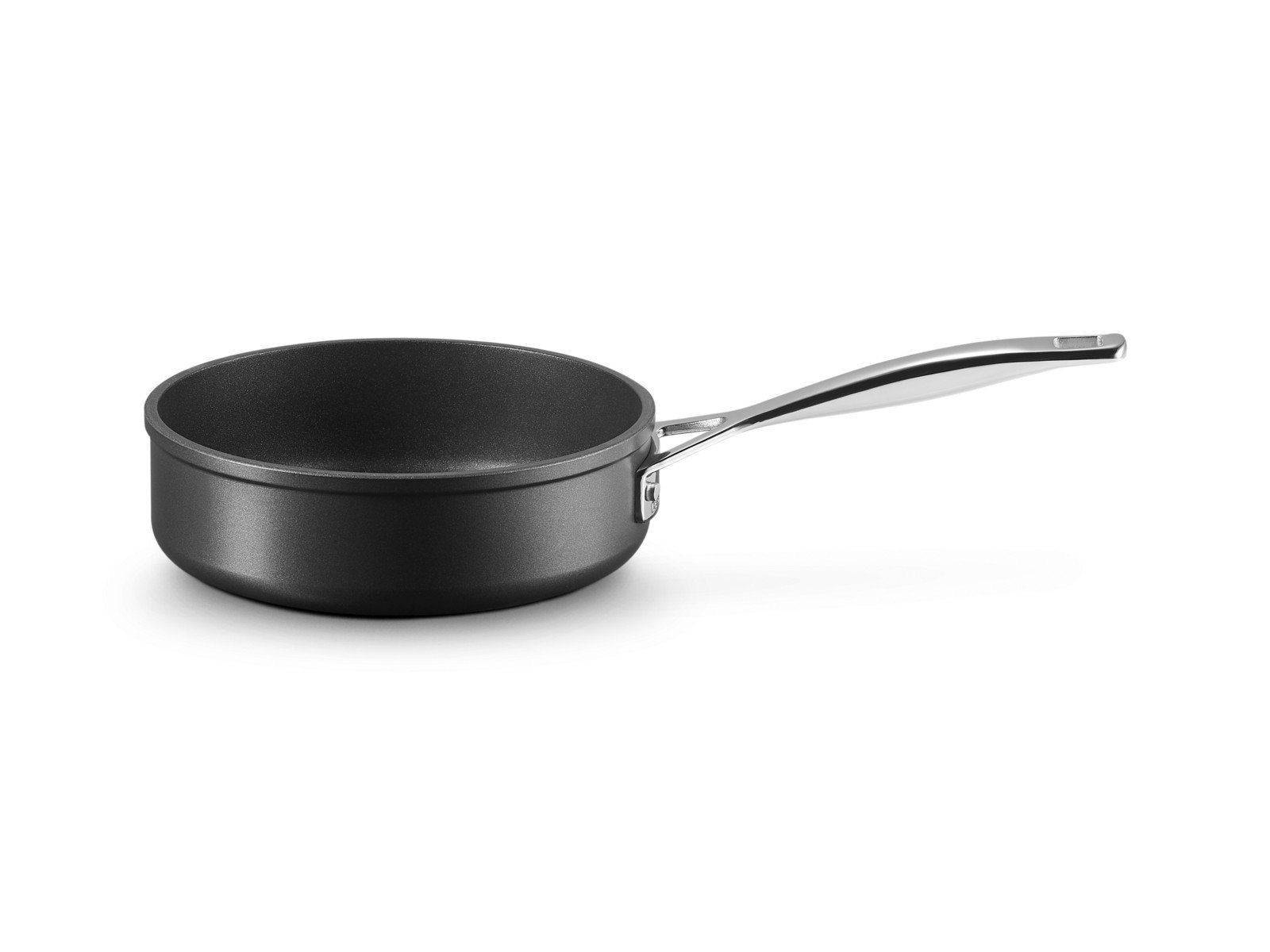 LE CREUSET Bratpfanne Aluminium-Antihaft Sautépfanne rund 20cm, (46,9x27,1x7,6cm / H ohne Stiel 4,5cm)