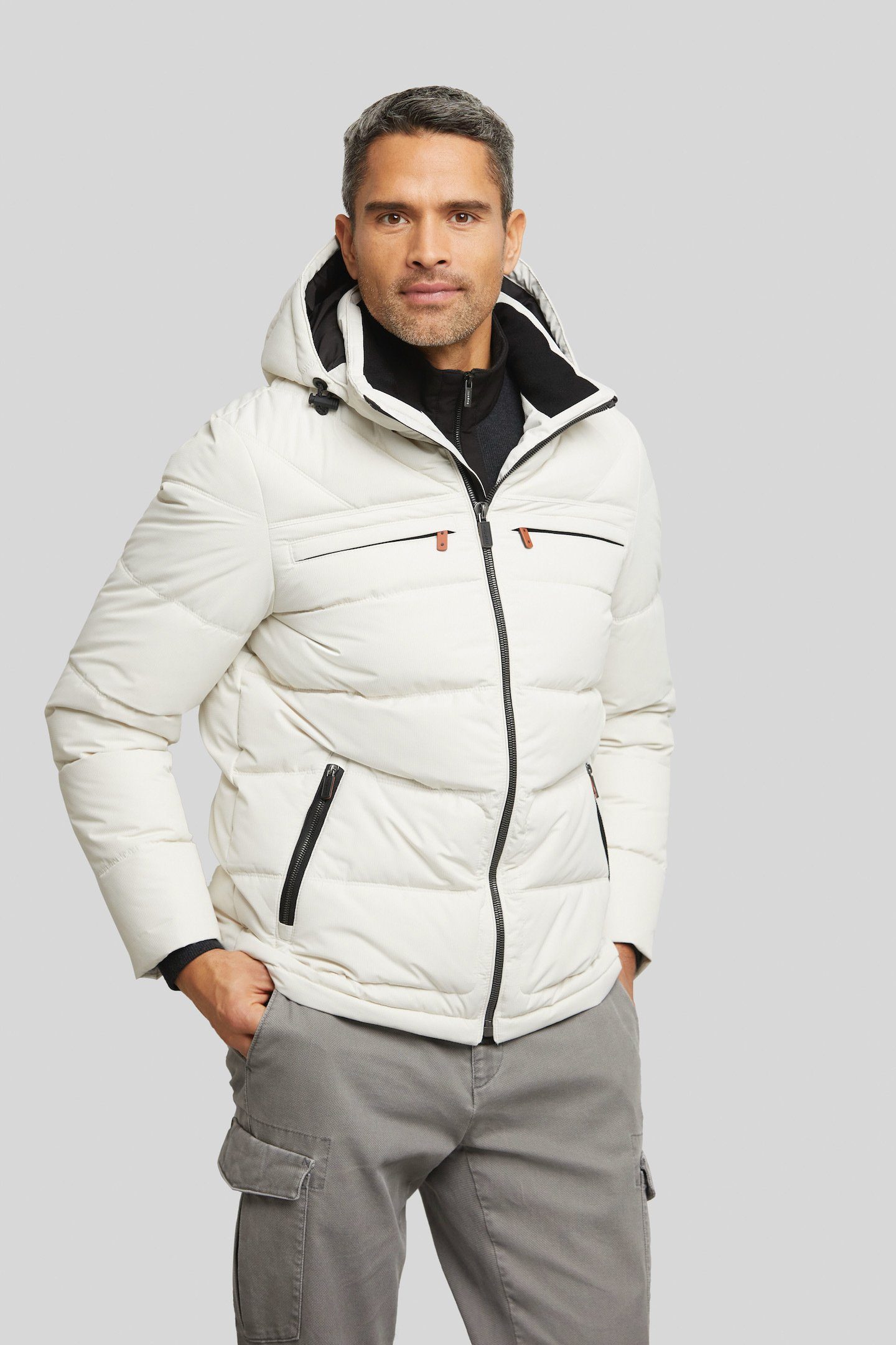 bugatti Blouson mit abnehmbarer Kapuze