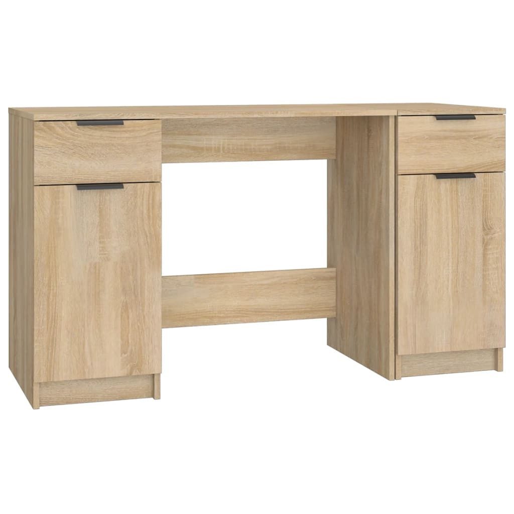 vidaXL Schreibtisch Schreibtisch mit Beistellschrank Sonoma-Eiche günstig online kaufen