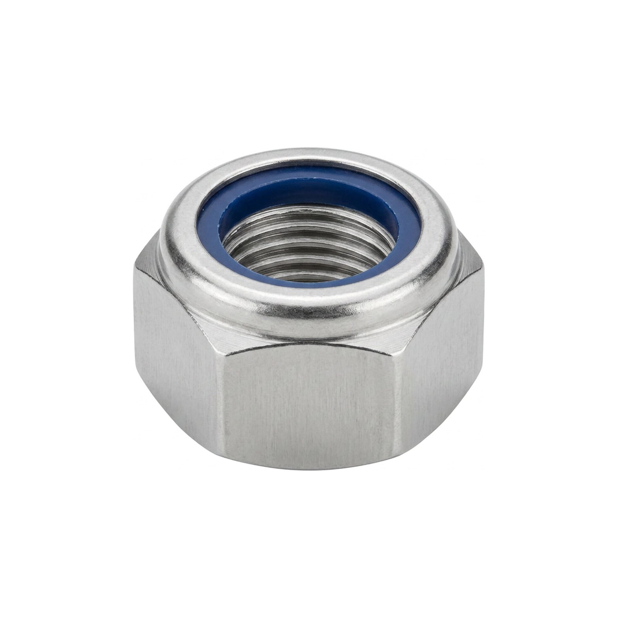 Contorion Sicherungsmutter Selbstsichernde Sechskantmutter ISO 7040 M 16 x 2 Edelstahl A2 blank 2
