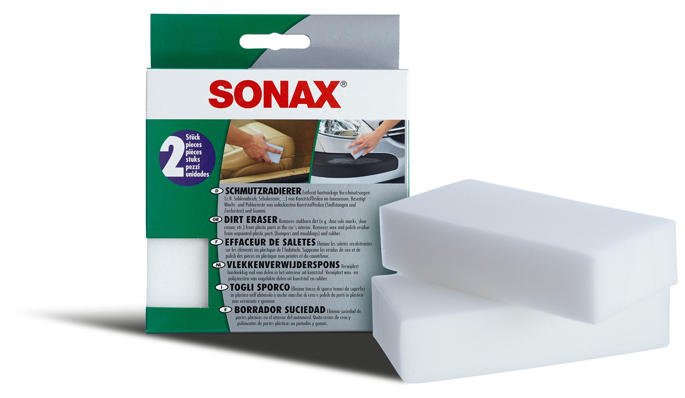 Sonax SONAX SchmutzRadierer (2 Stück) Auto-Reinigungsmittel