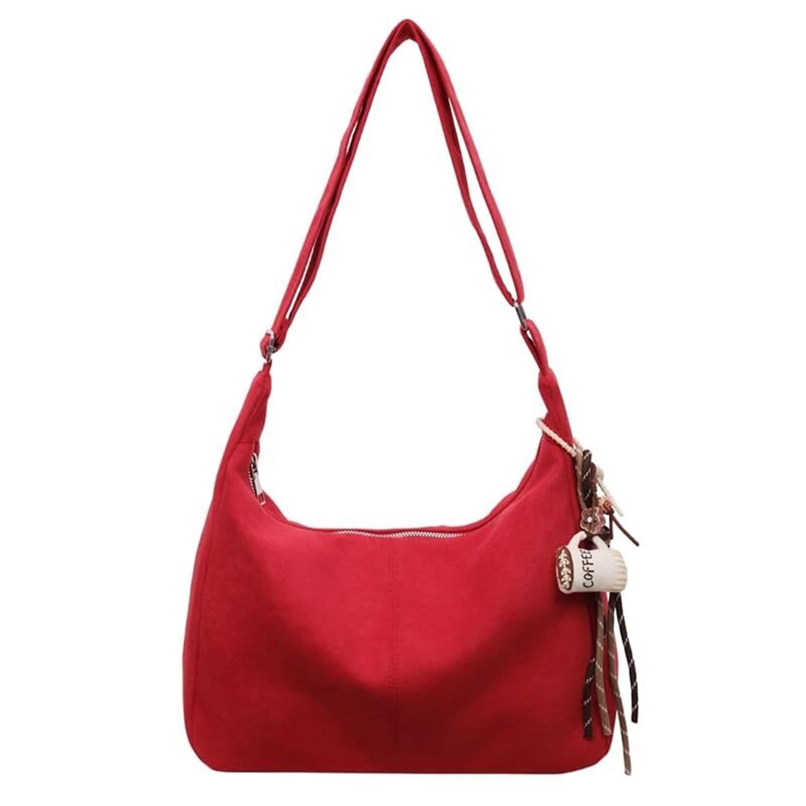 Zaewry Schultertasche Umhängetasche Damen Veloursleder Tasche Damen Crossbody Bag, Crossbag mit verstellbarem Schultergurt für Arbeit Reisen Alltag