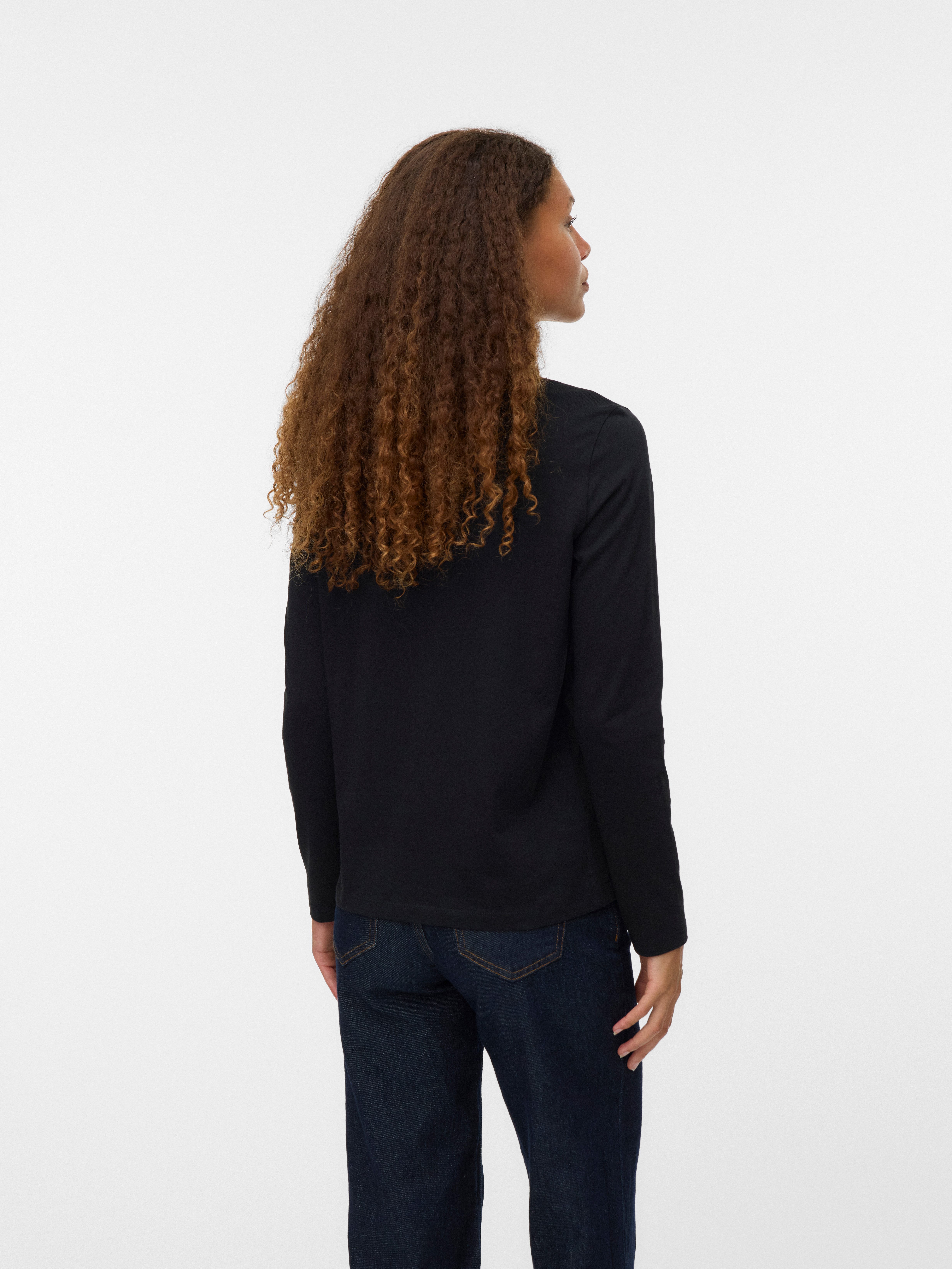 Vero Moda Langarmshirt VMPAULINA LS T-SHIRT GA JRS NOOS günstig online kaufen