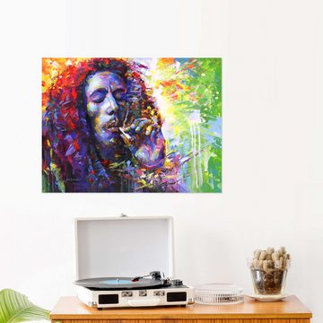Posterlounge Wandfolie Leon Devenice, Bob Marley II, Malerei