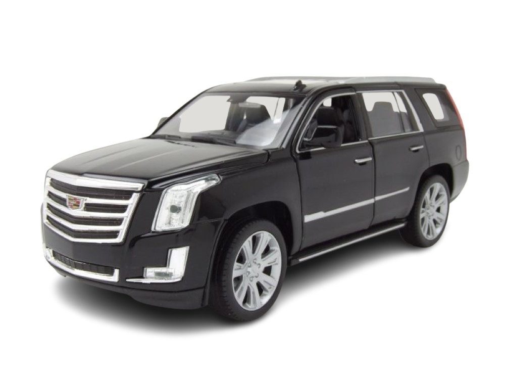Welly Modellauto Cadillac Escalade 2017 schwarz, Maßstab 1:24