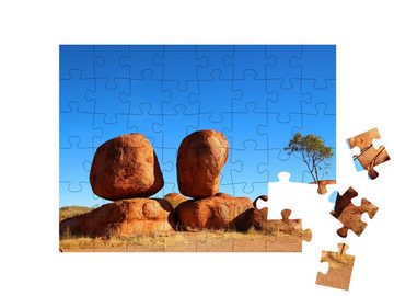 puzzleYOU Puzzle Felsformation Devils Marbles im Outback, 48 Puzzleteile, puzzleYOU-Kollektionen Australien
