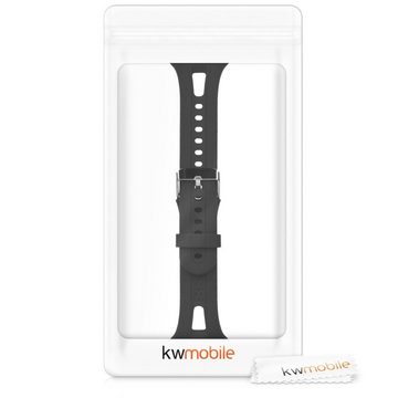 kwmobile Uhrenarmband Armband für Garmin Forerunner 10 / 15 (L Size model), Ersatzarmband Fitnesstracker - Fitness Band Silikon