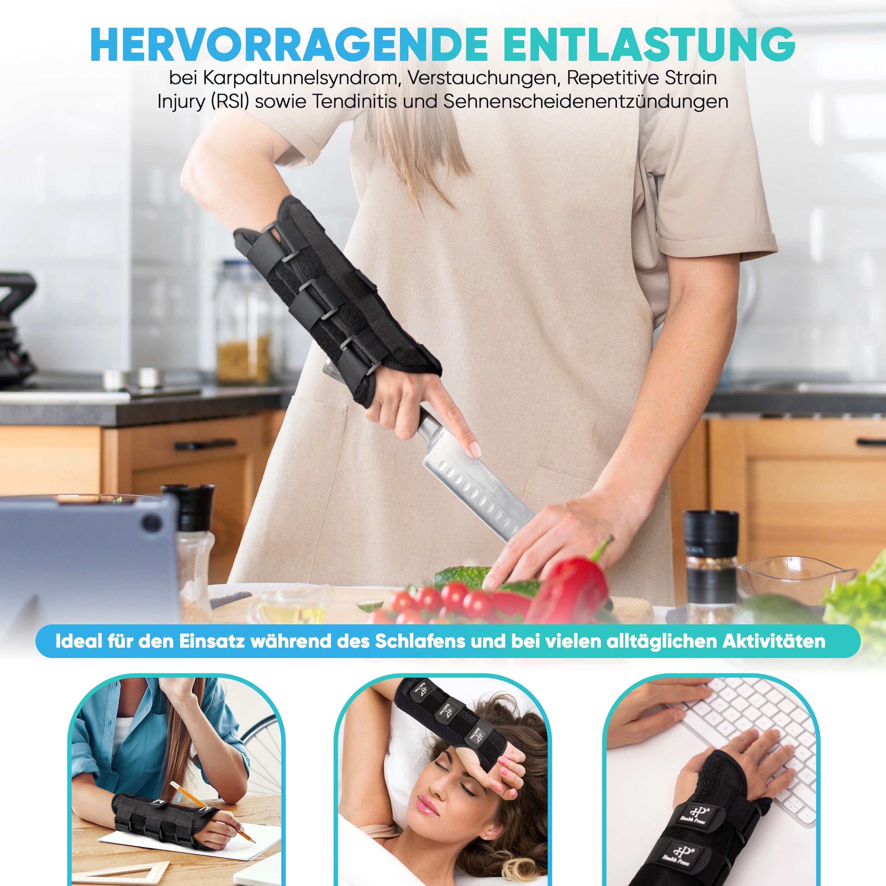 Health Press Handgelenkbandage Karpaltunnelbandage