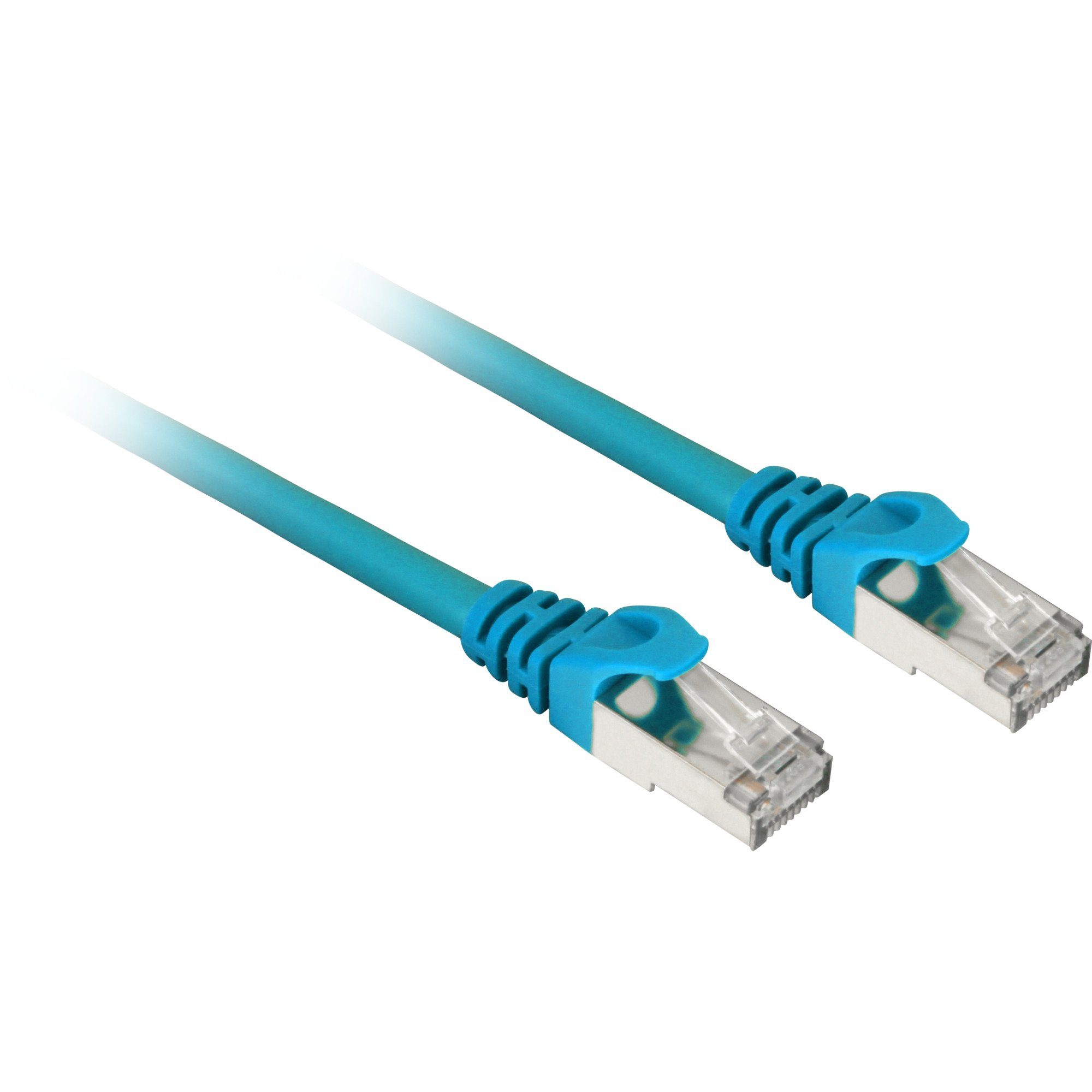 LAN-Kabel, 1x RJ45 Patchkabel (Stecker) Sharkoon auf Sharkoon (Stecker) (10 RJ-45 RJ-45 Anschlüsse: SFTP, 1x Kabel, Cat.6