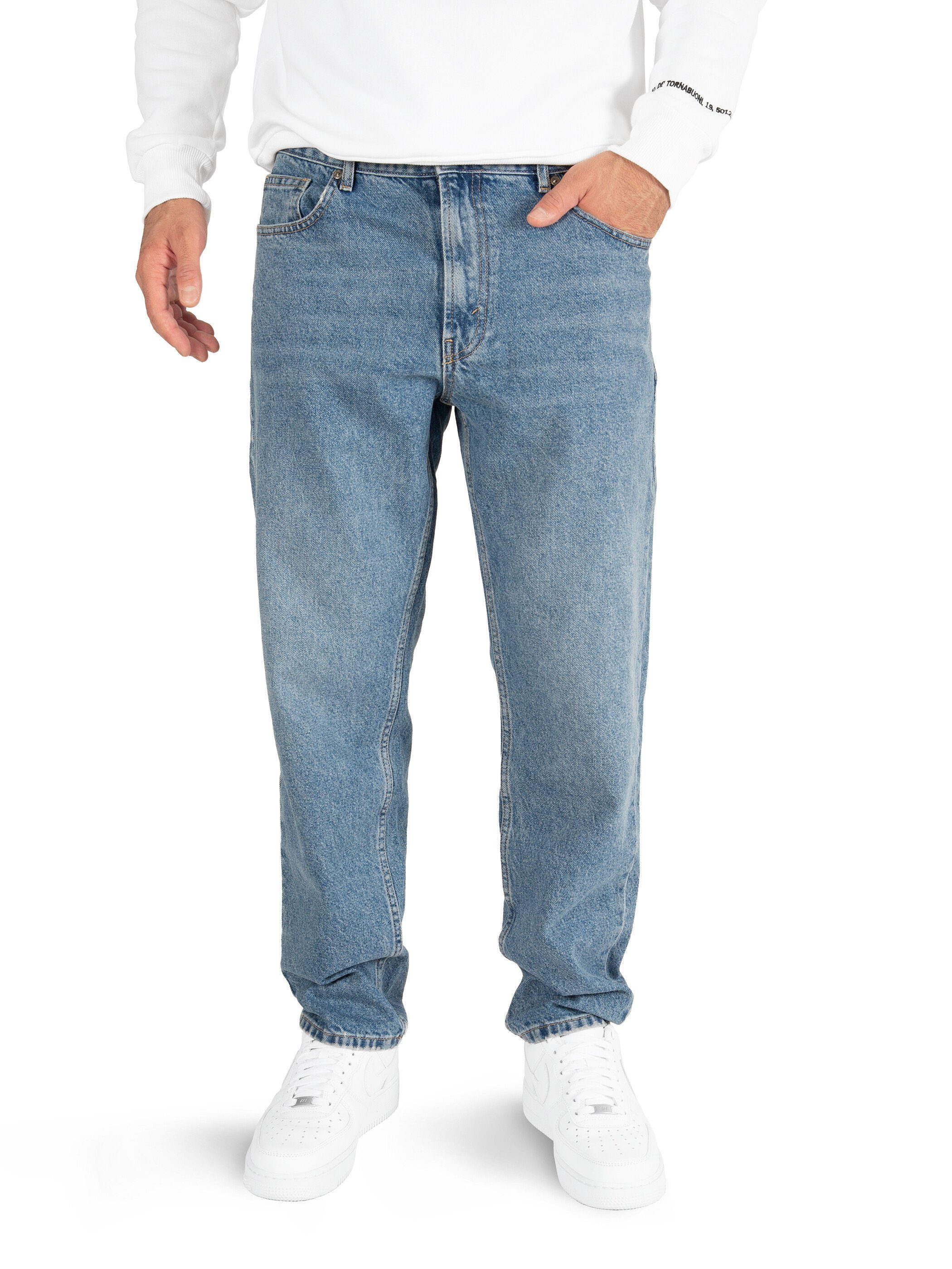 WOTEGA Loose-fit-Jeans »Thor Herren Jeans« bequeme Baumwoll Jeans