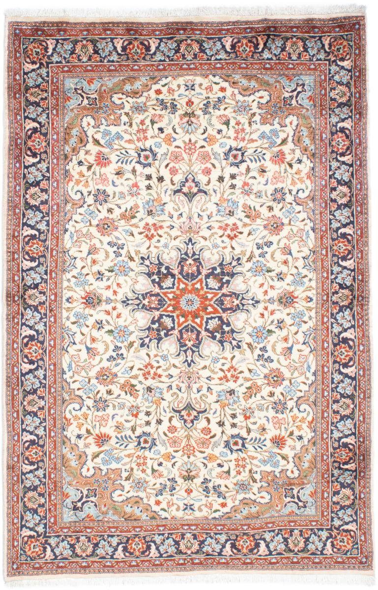 Orientteppich Mahal 135x204 Handgeknüpfter Orientteppich / Perserteppich, Nain Trading, rechteckig, Höhe: 12 mm
