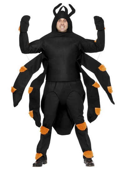 Smiffys Kostüm Spinne, Witziges und einfach zu tragendes Halloween Kostüm