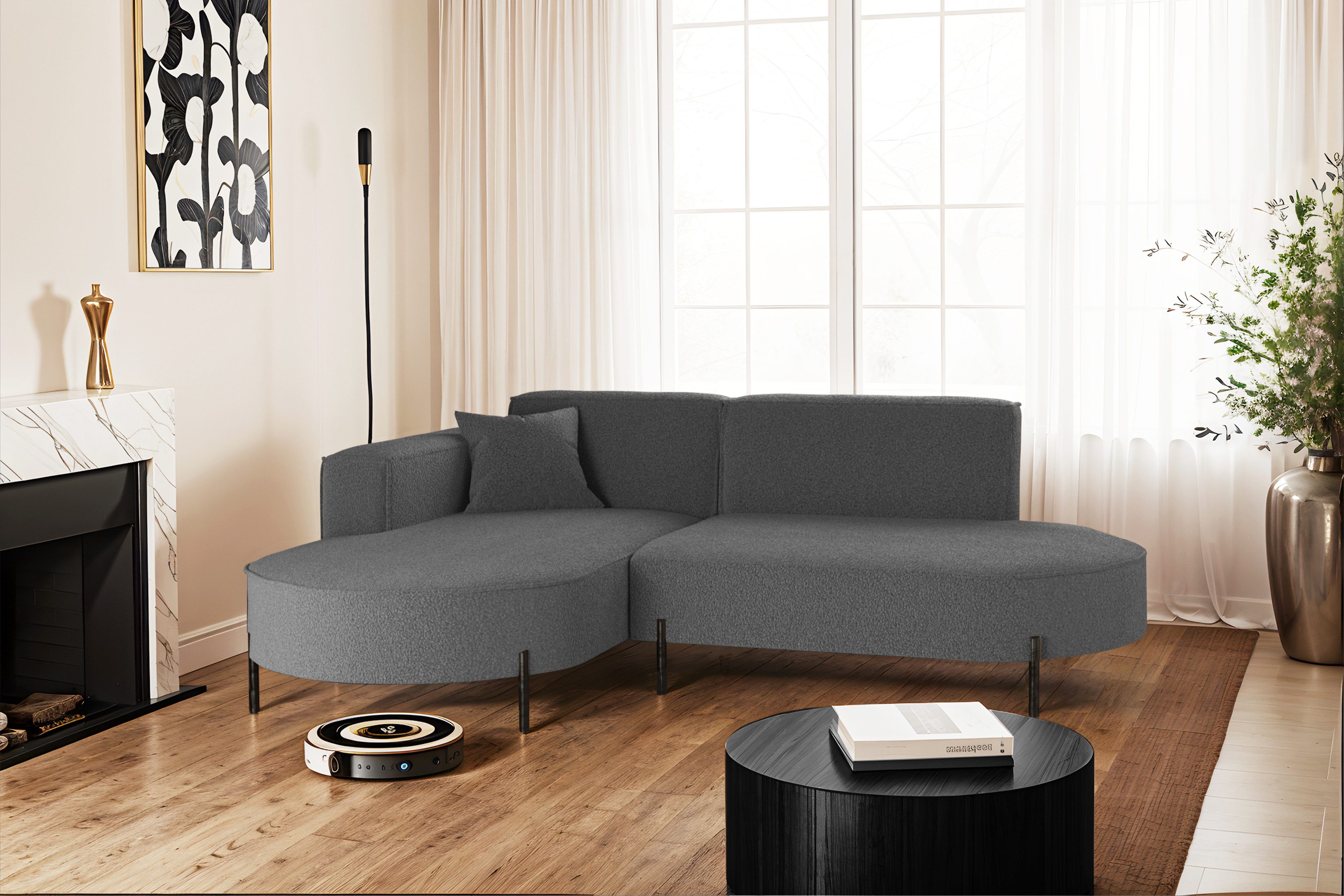 Kaiser Möbel Ecksofa Sofa L-Form Designer günstig online kaufen