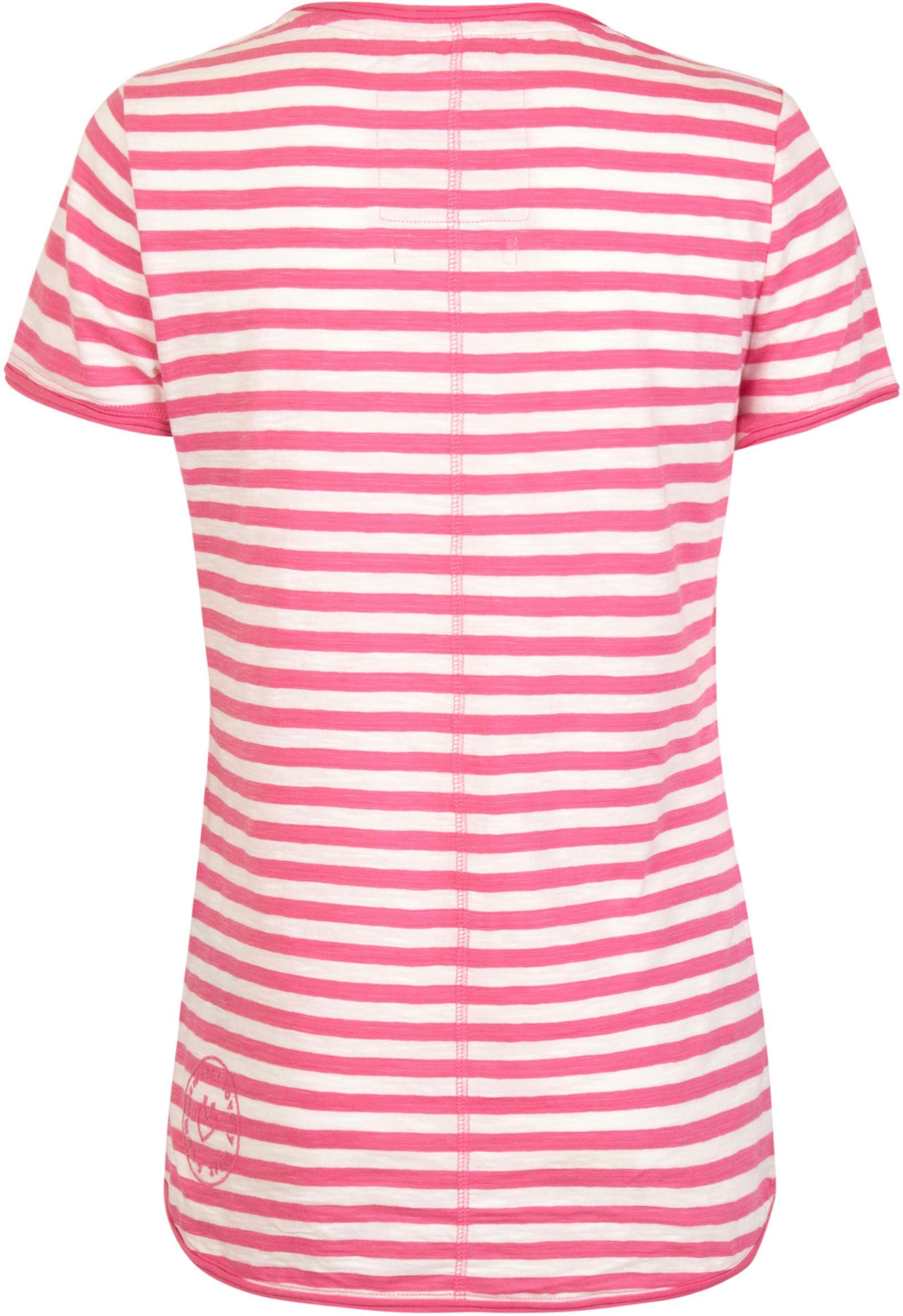 lovely-pink mit Lieblingsstück Streifen Rundhalsshirt