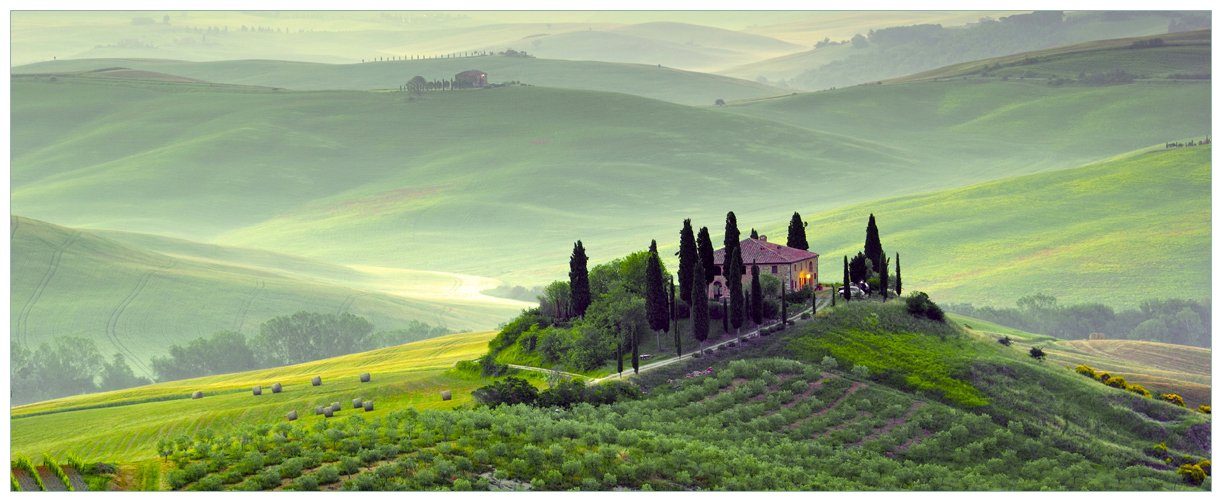 Wallario Poster, Toskana in Italien, in günstig online kaufen