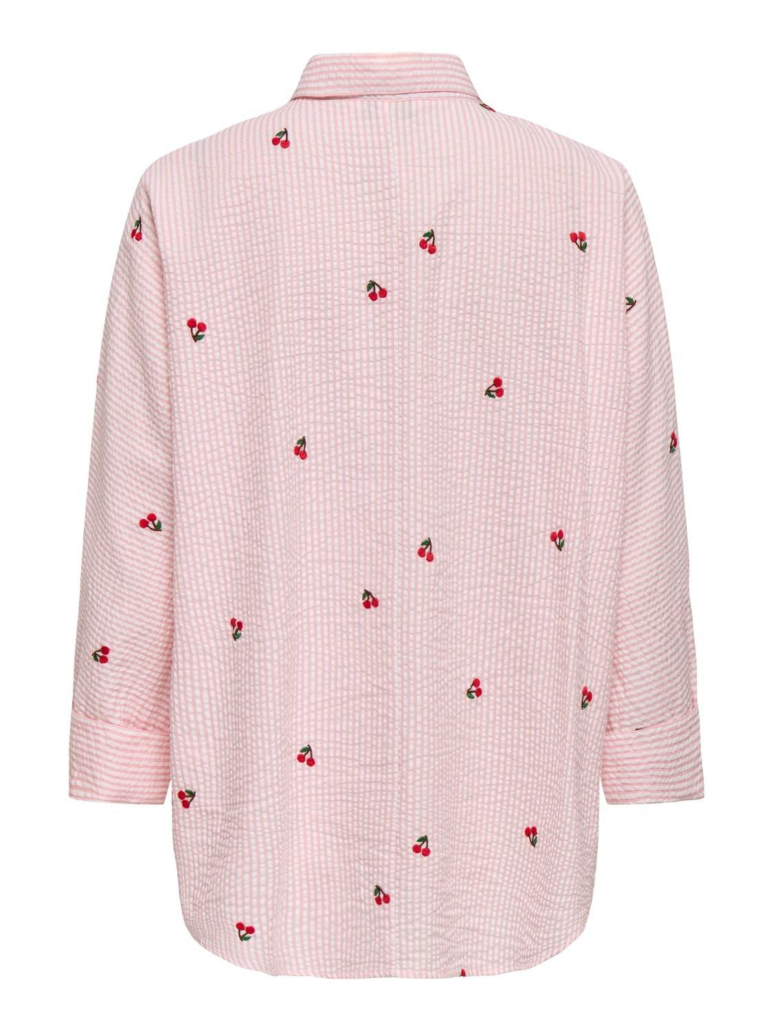 ONLY CARMAKOMA Druckbluse CARNEW LINA GRACE L/S CHERRY SHIRT WVN günstig online kaufen