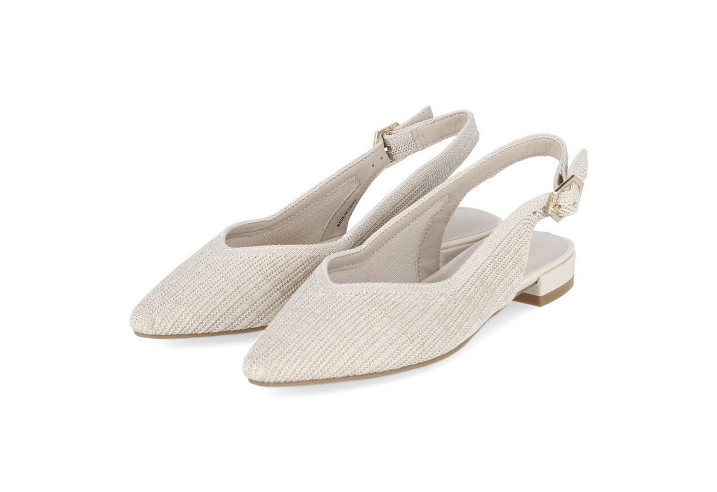 La Strada La Strada Slingballerinas 2501237 4021 Damen Textil beige Slingpumps