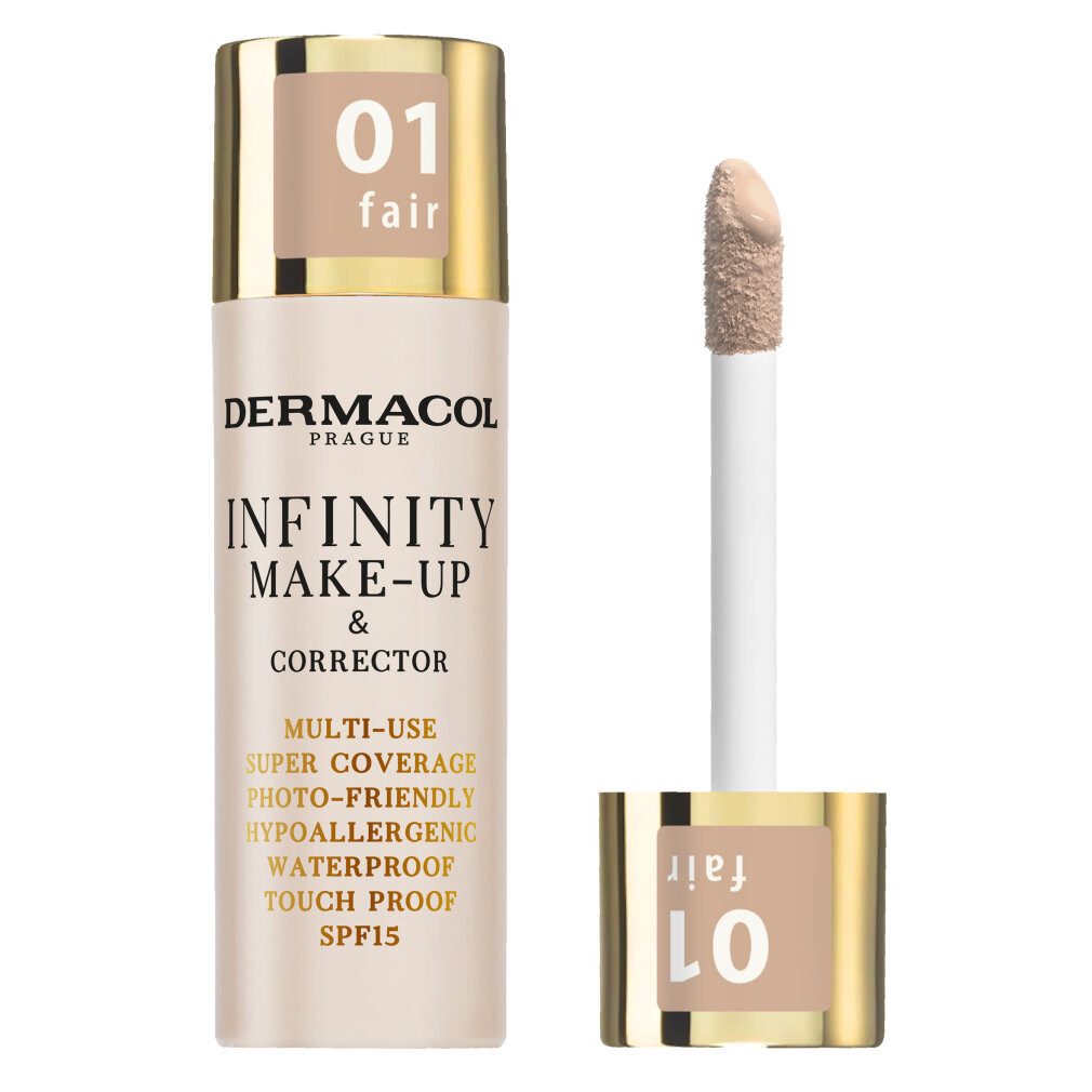 Dermacol Foundation Infinity Make-up und Abdeckstift - Farbton: 02 Beige