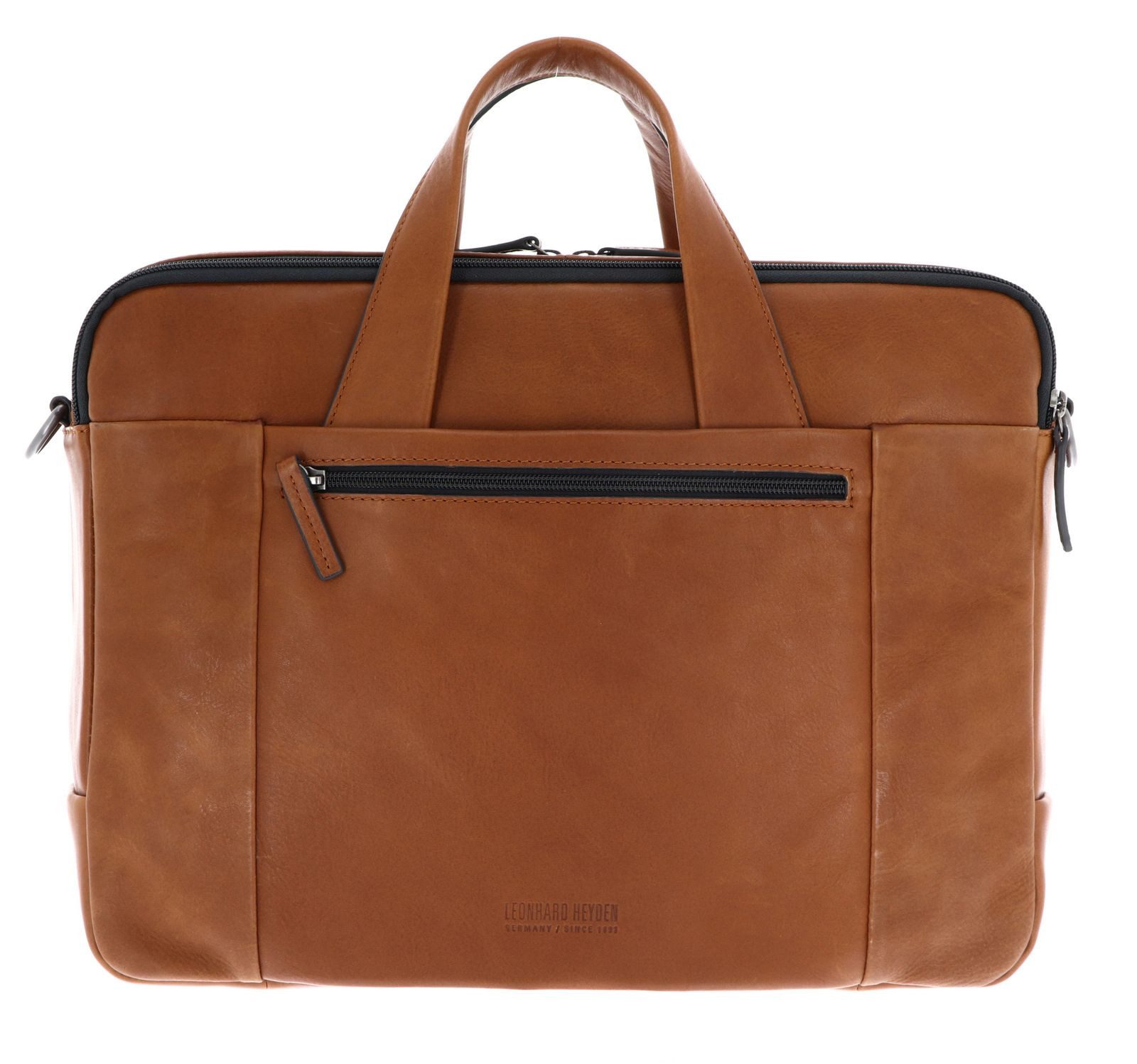 Leonhard Heyden Businesstasche RV-Aktenmappe 2 Fächer 7071 (Set, 2-tlg), aus echtem Rindsleder