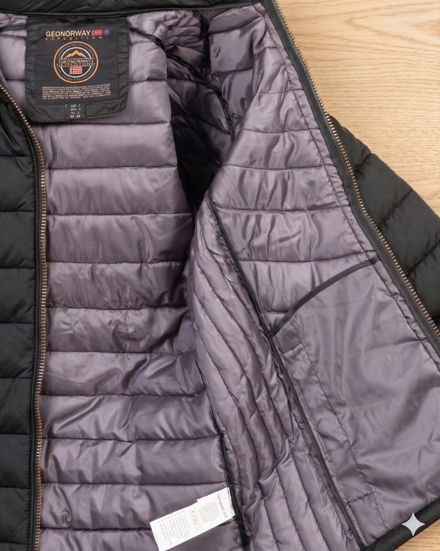 Geographical Norway Steppjacke leichte Übergangsjacke für Frühling & Herbst (1-St) winddicht und wasserabweisend