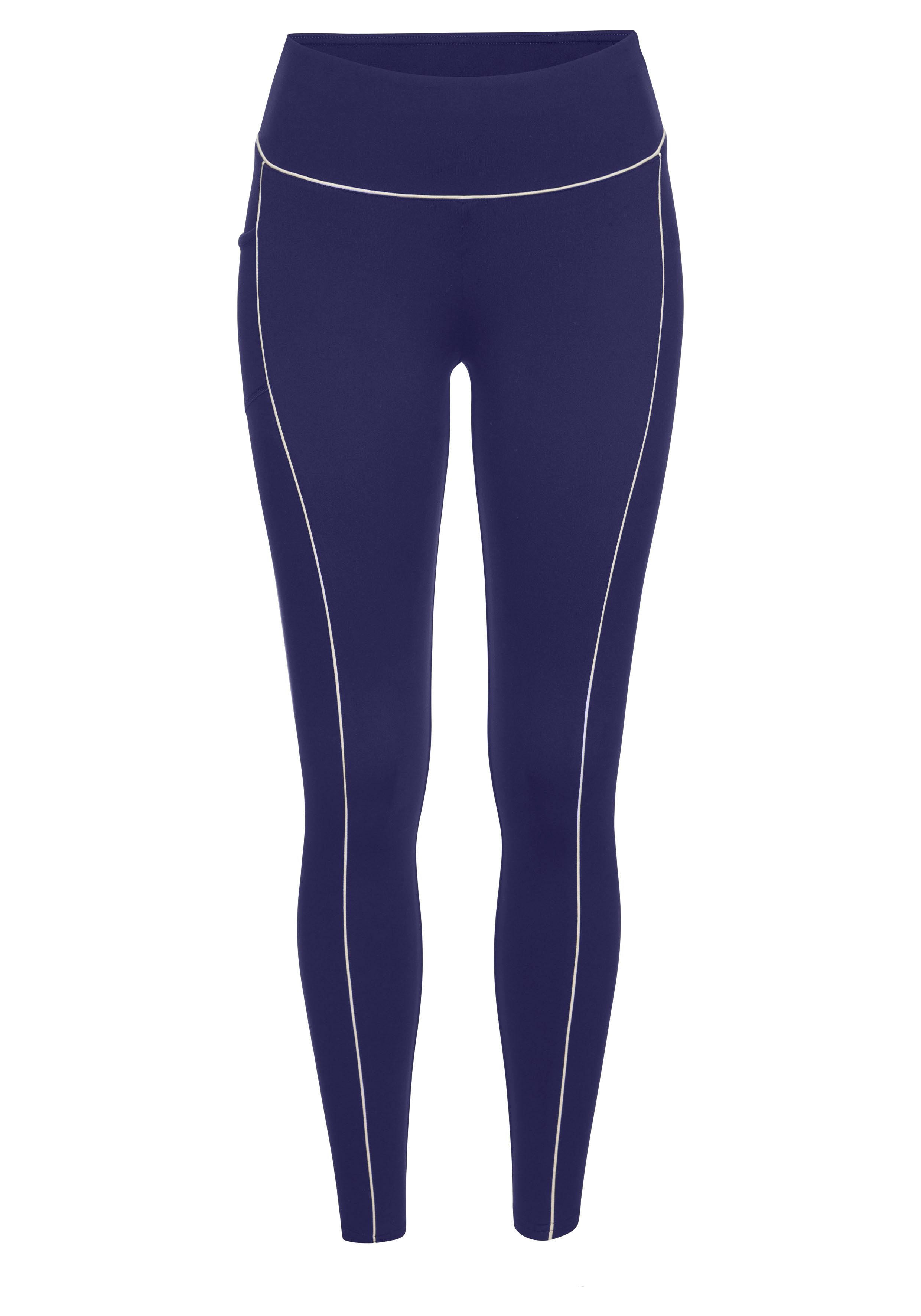 Copenhagen Studios Funktionsleggings mit Paspeln und Logodruck günstig online kaufen