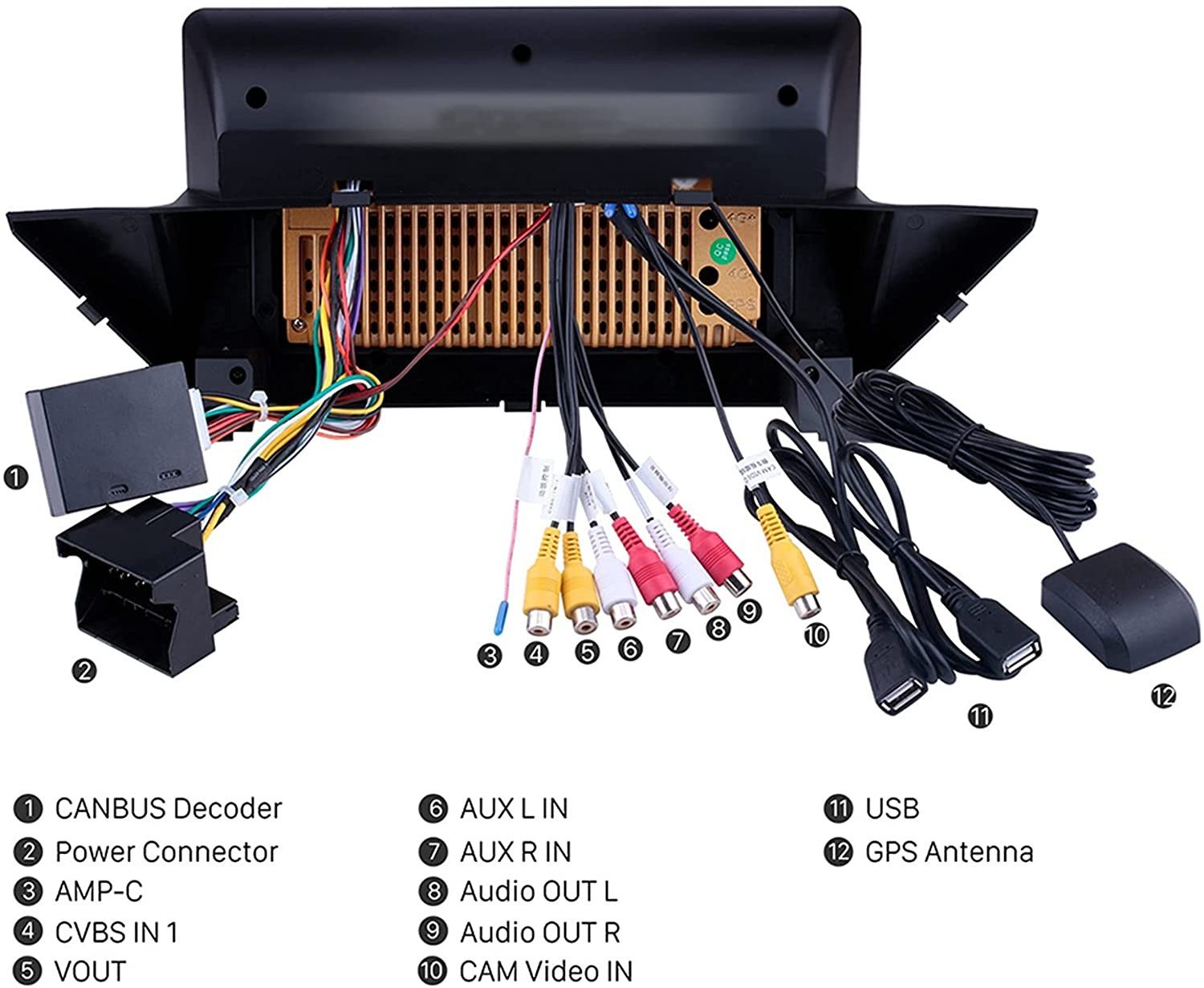 GABITECH 10" Android 13 Autoradio GPS Navi Carplay für BMW X1 E84 2009-2012. Autoradio (Drahtlos Carplay und Android Auto 4GB RAm 64GB ROM Octa-Core)
