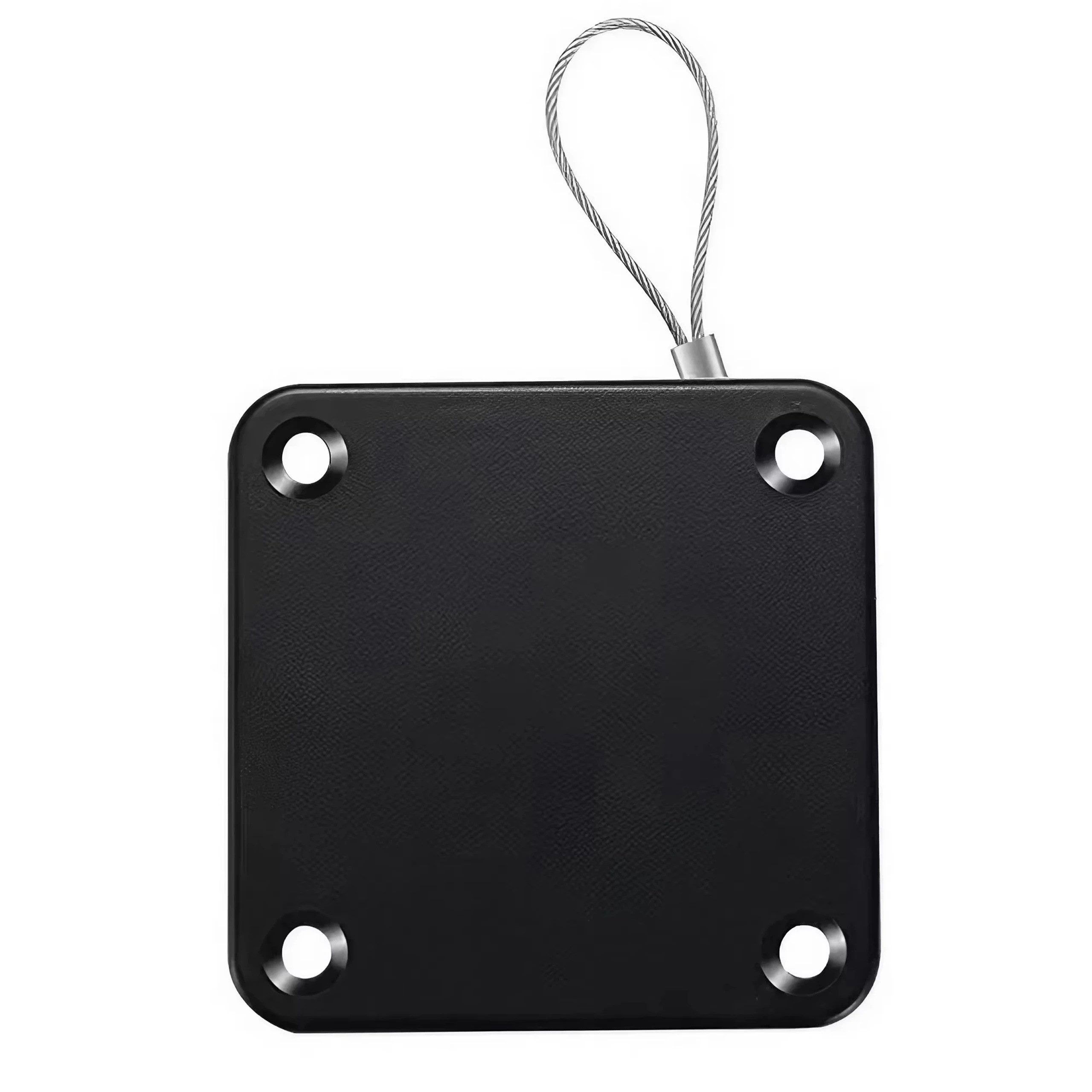 LA CUTE Türschließer Automatischer Türschließer selbstklebend 1000g Schwarz, (Türschließer-Set mit selbstklebender Montageoption, Enthält Türschließer, Stahlseil und Montagematerial), Selbstklebender, einziehbarer Türschließer mit 1000g Zugkraft