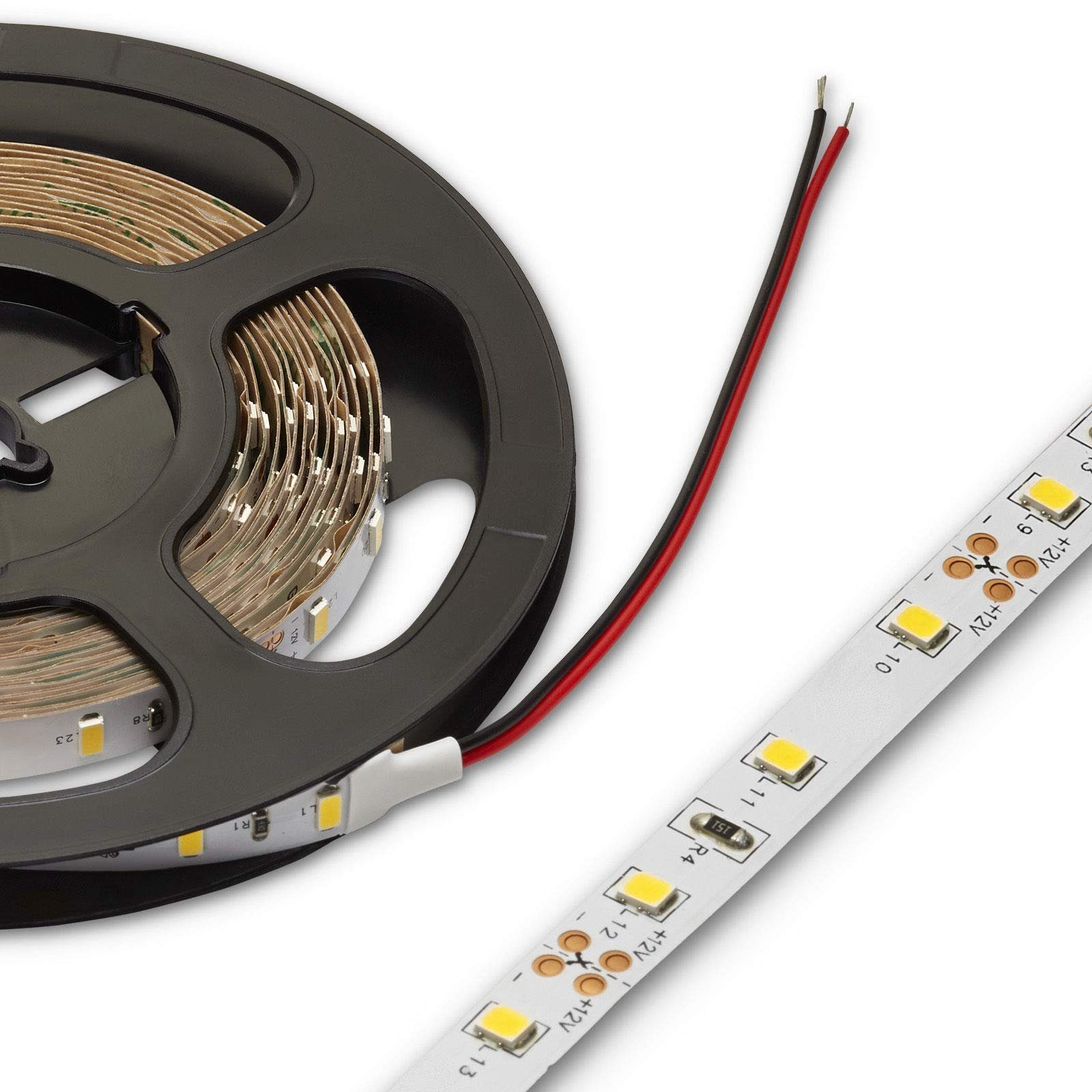 LED-Streifen 12 VDC 5 m warmweiß / kaltweiß / kürzbar / dimmbar