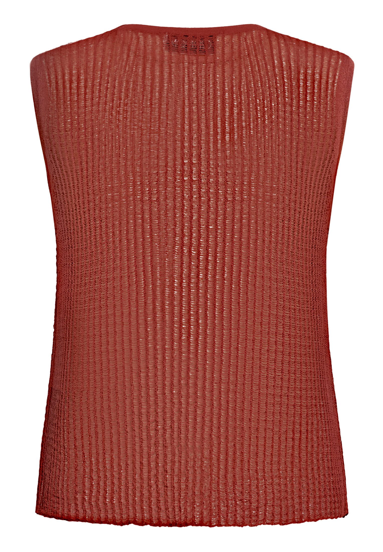 Cartoon Stricktop Damen mit Rundhalsausschnitt