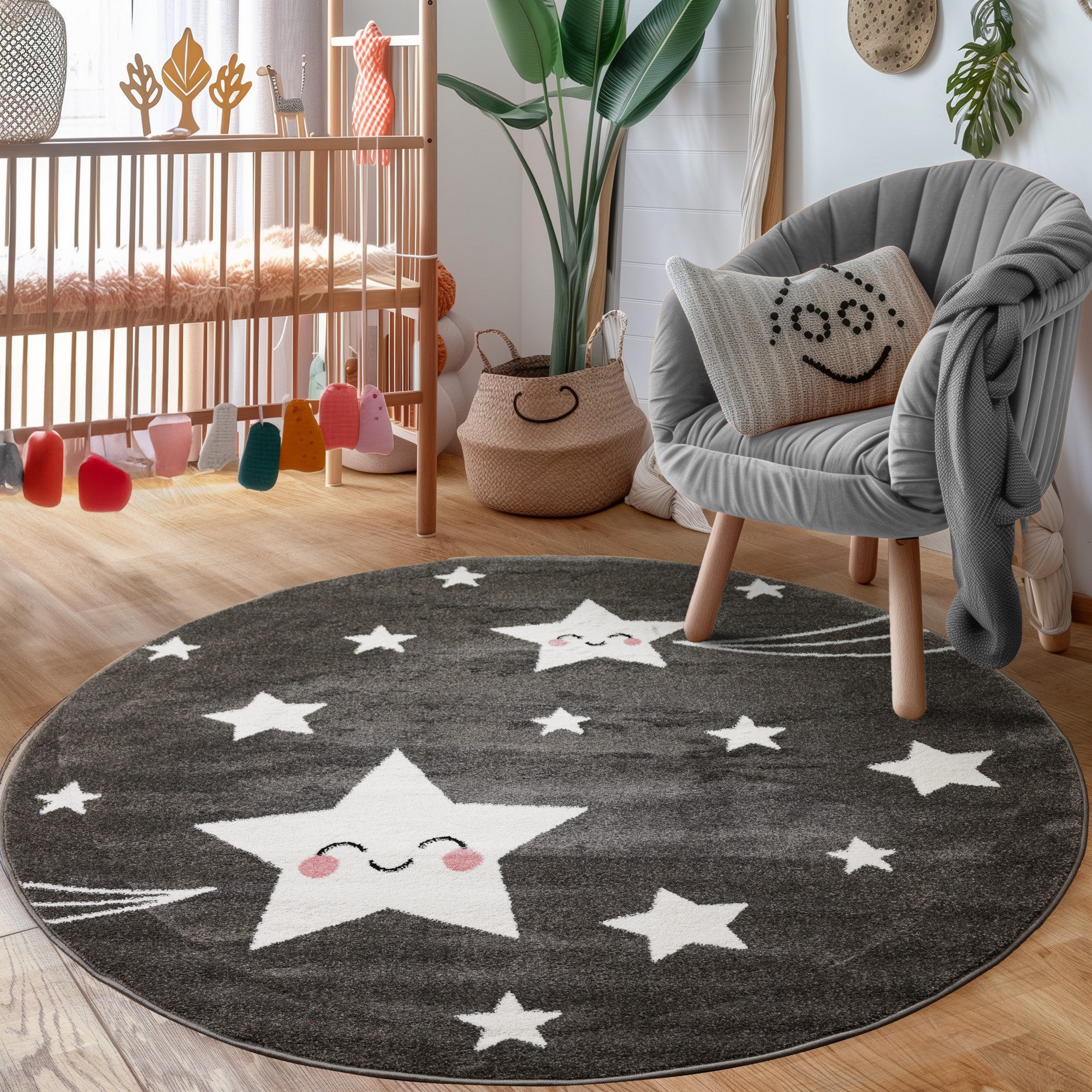 Carpettex Kinderteppich Sterne-Design, Läufer, Höhe: 11 günstig online kaufen