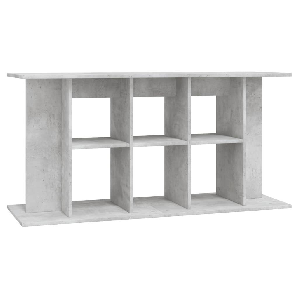 Aquariumunterschrank Aquariumständer Betongrau 120x40x60 cm Spanplatte Aquarium Unterstand