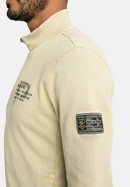 Petrol Industries Sweatjacke Sweatjacke Jacke Sweater Collar mit Reißverschluss