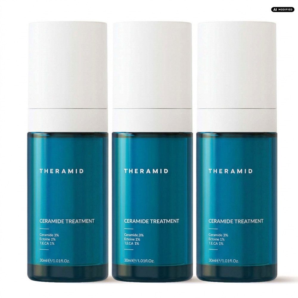 NICHE BEAUTY LAB Gesichtsserum Niche Beauty Lab Theramid Ceramide Treatment 3er Set, 1-tlg., Vorteilspack mit 3 Feuchtigkeitsseren für die tägliche Pflege