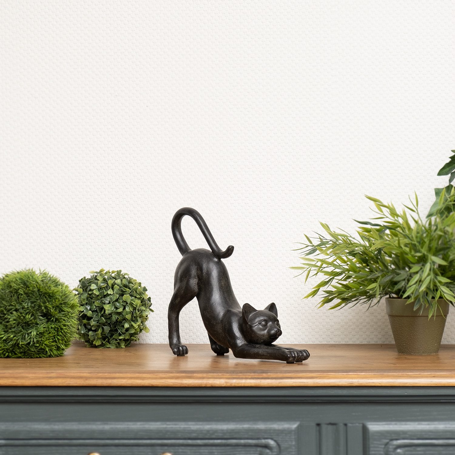 Moritz Dekofigur Dekofigur Katze schwarz 23,5 günstig online kaufen