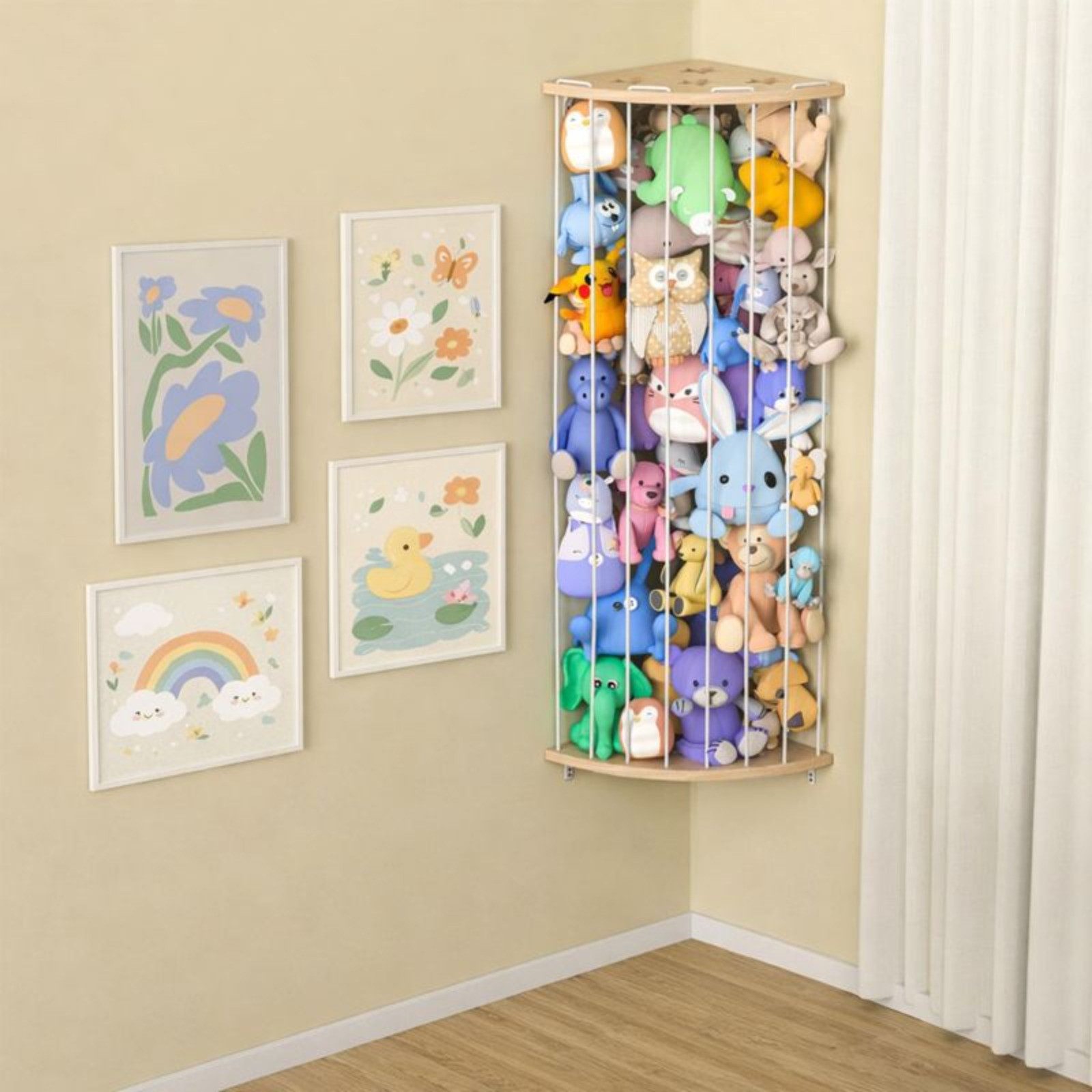 REDOM Kinderregal Kuscheltier-Regal Spielzeug Aufbewahrung Hängeregal Hänge günstig online kaufen