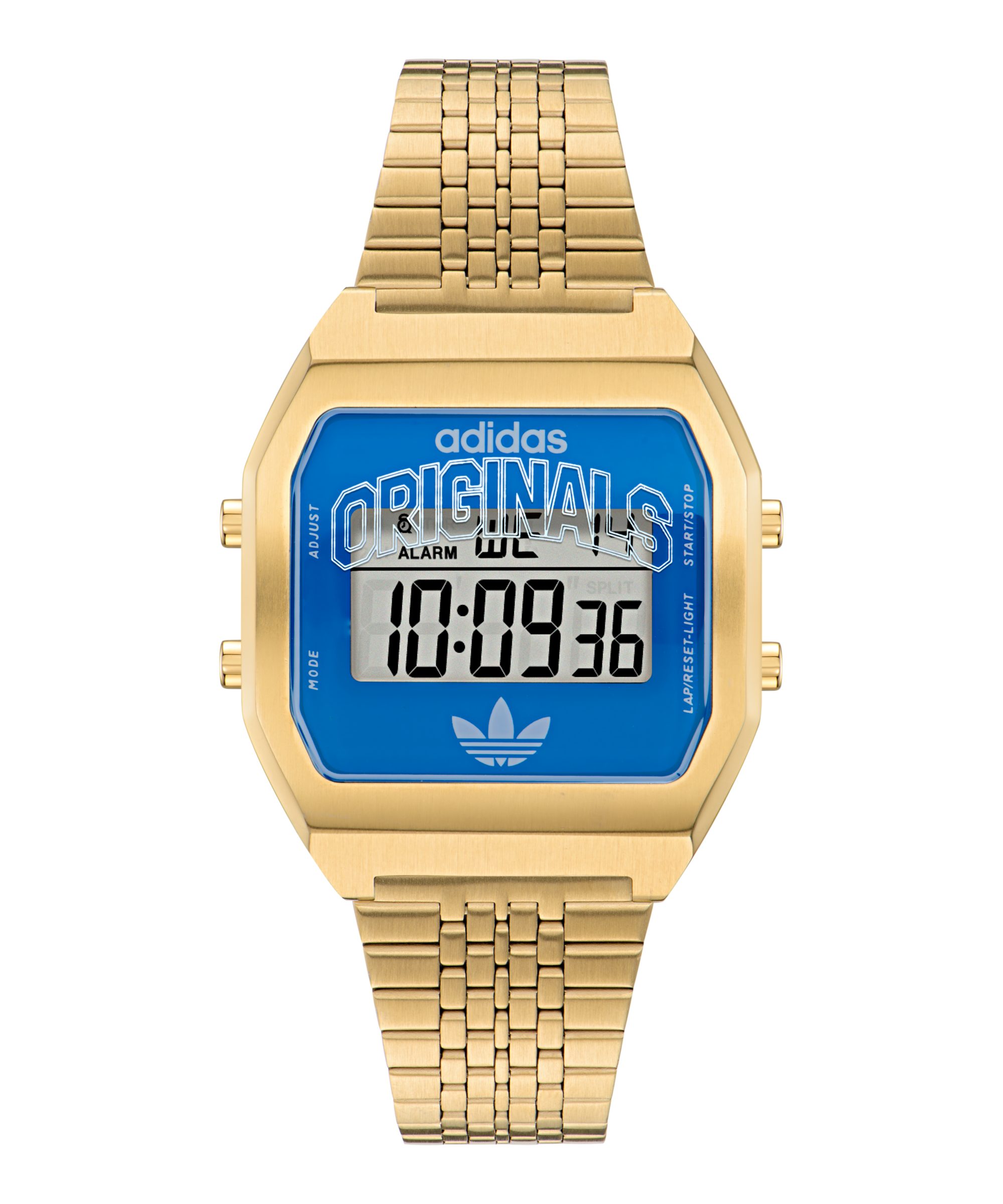 adidas Originals Digitaluhr DIGITAL TWO AOST265232I, Quarzuhr, Armbanduhr, Damenuhr, Herrenuhr, Edelstahlarmband, digital