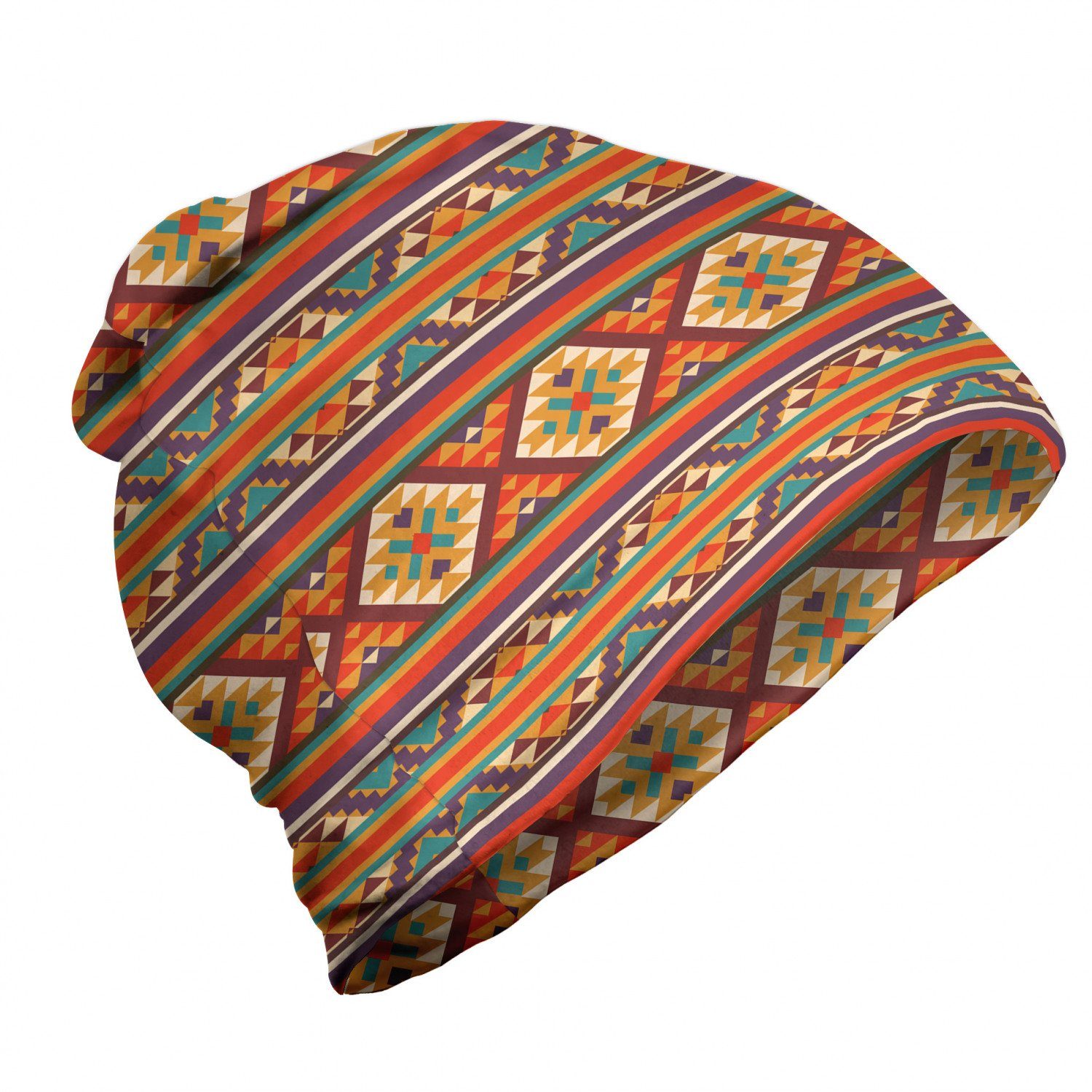 Abakuhaus Beanie Wandern im Freien Bunt Aztec Tribal