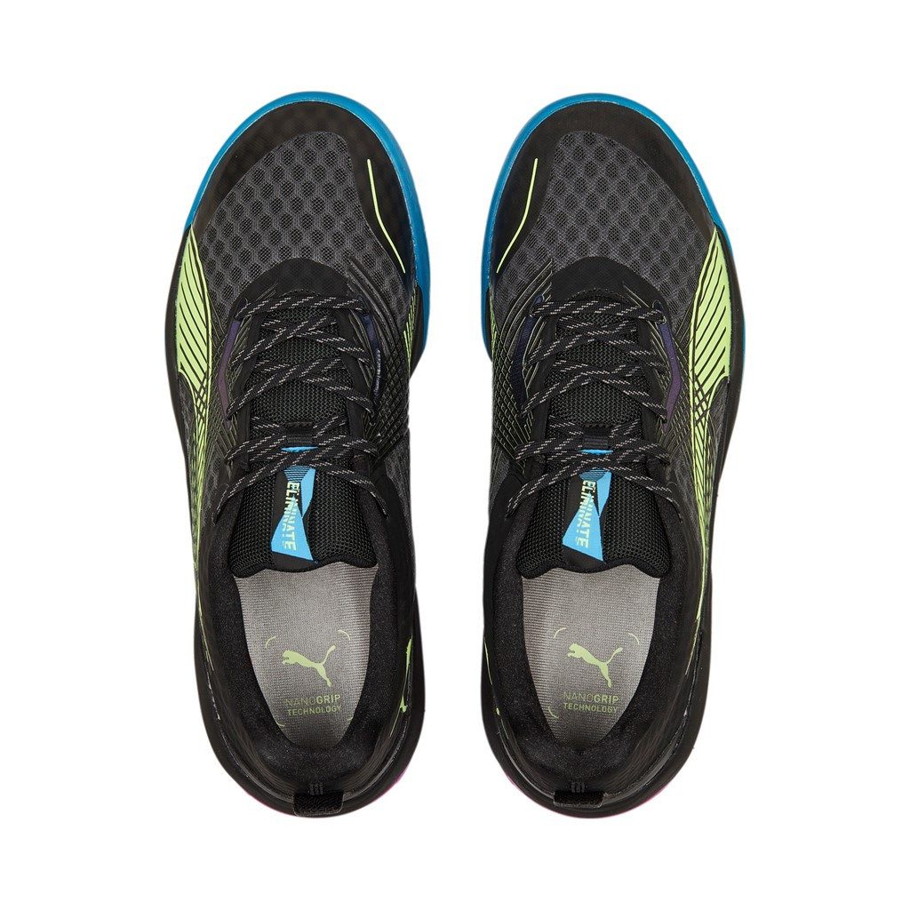 PUMA Hallen-Indoorschuhe Eliminate Power Nitro II schwarz/bunt Herren Badmintonschuh