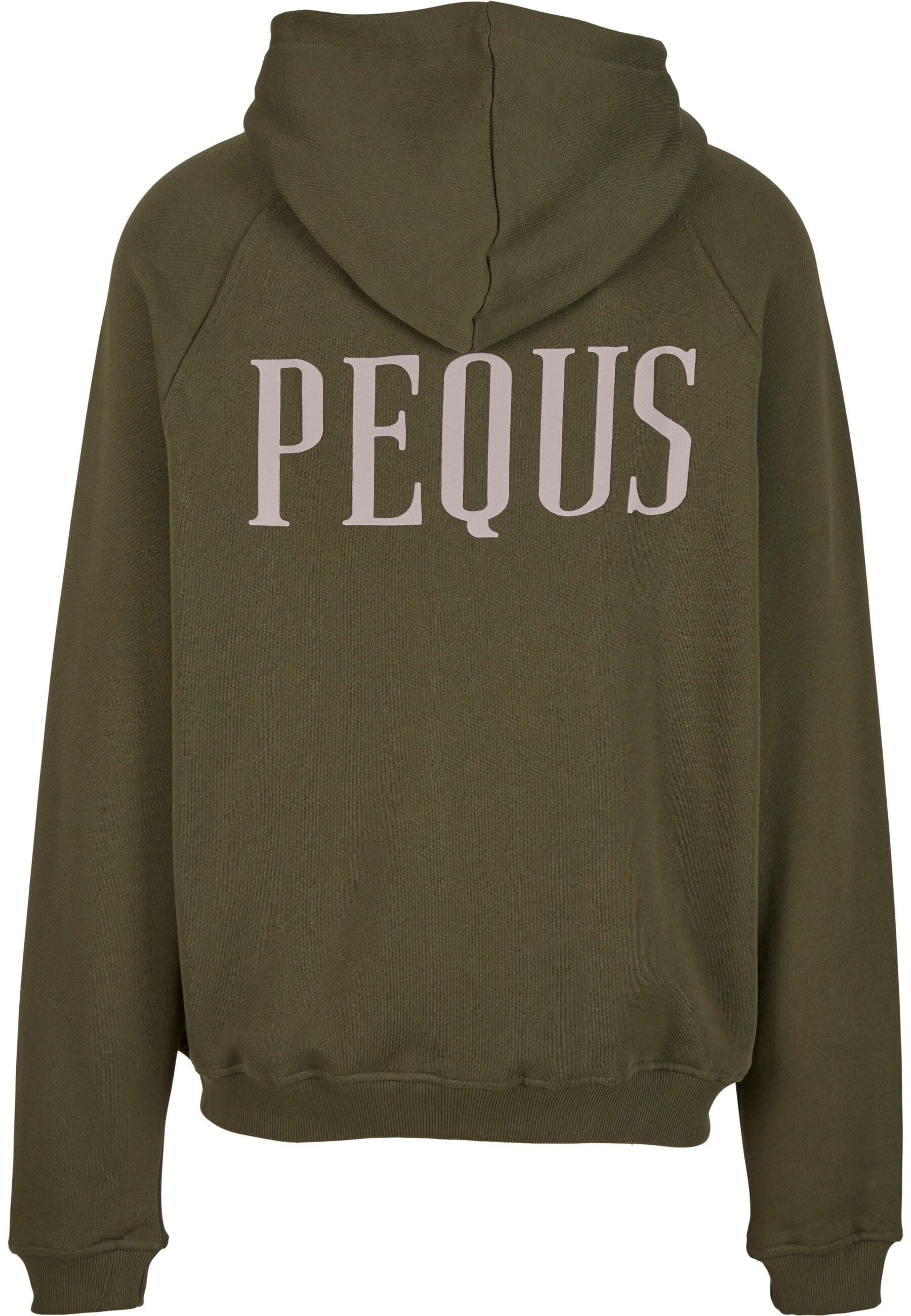PEQUS Sweatjacke PEQUS PEQUS Back Logo Zip-Hoodie günstig online kaufen