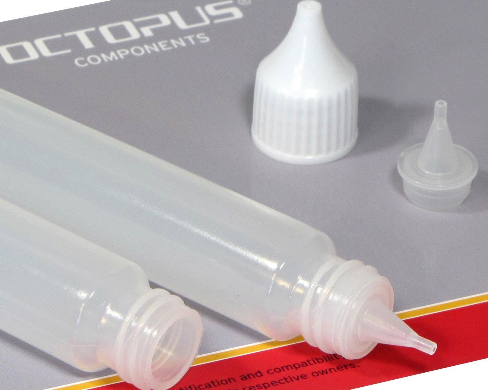 OCTOPUS Kanister Deckel Tropfeinsatz, Plastikflaschen (10 ml St) 30 länglich G18, aus LDPE, 10
