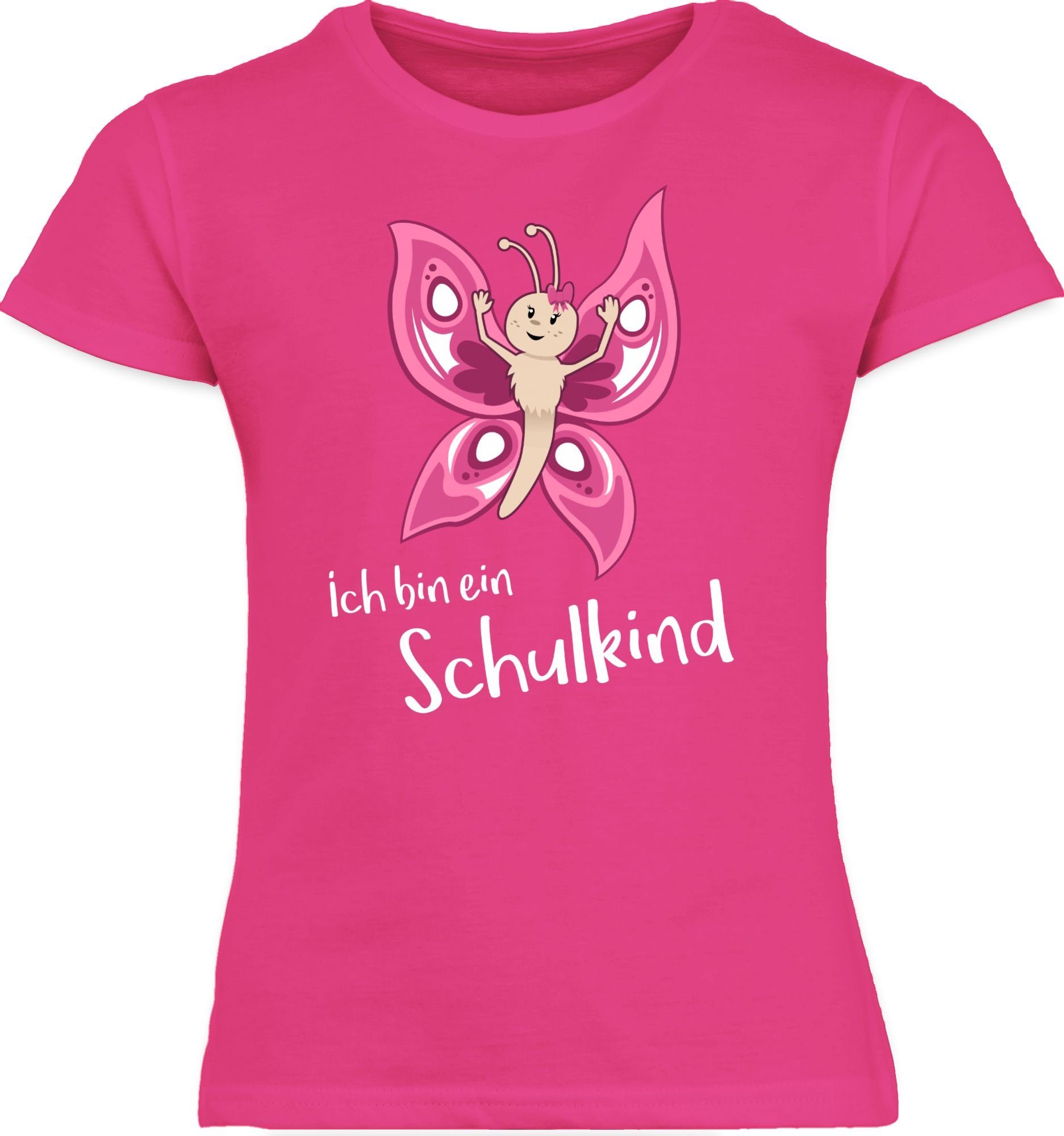 T-Shirt Ich bin ein Schulkind Schmetterling